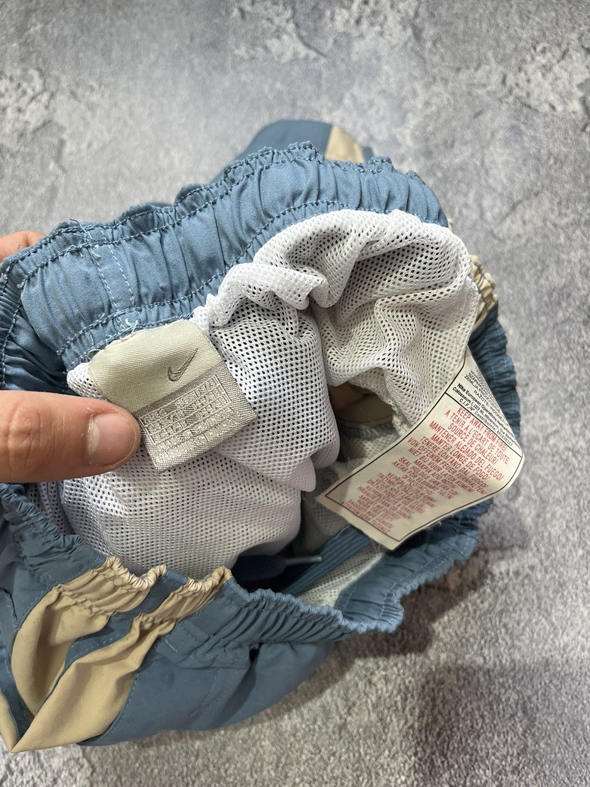Nike × Vintage VERY RARE NIKE SHORTS VINTAGE DRILL SWOOSH Y2K 90s HYPE SURF Size US 30 / EU 46 - 6 Thumbnail
