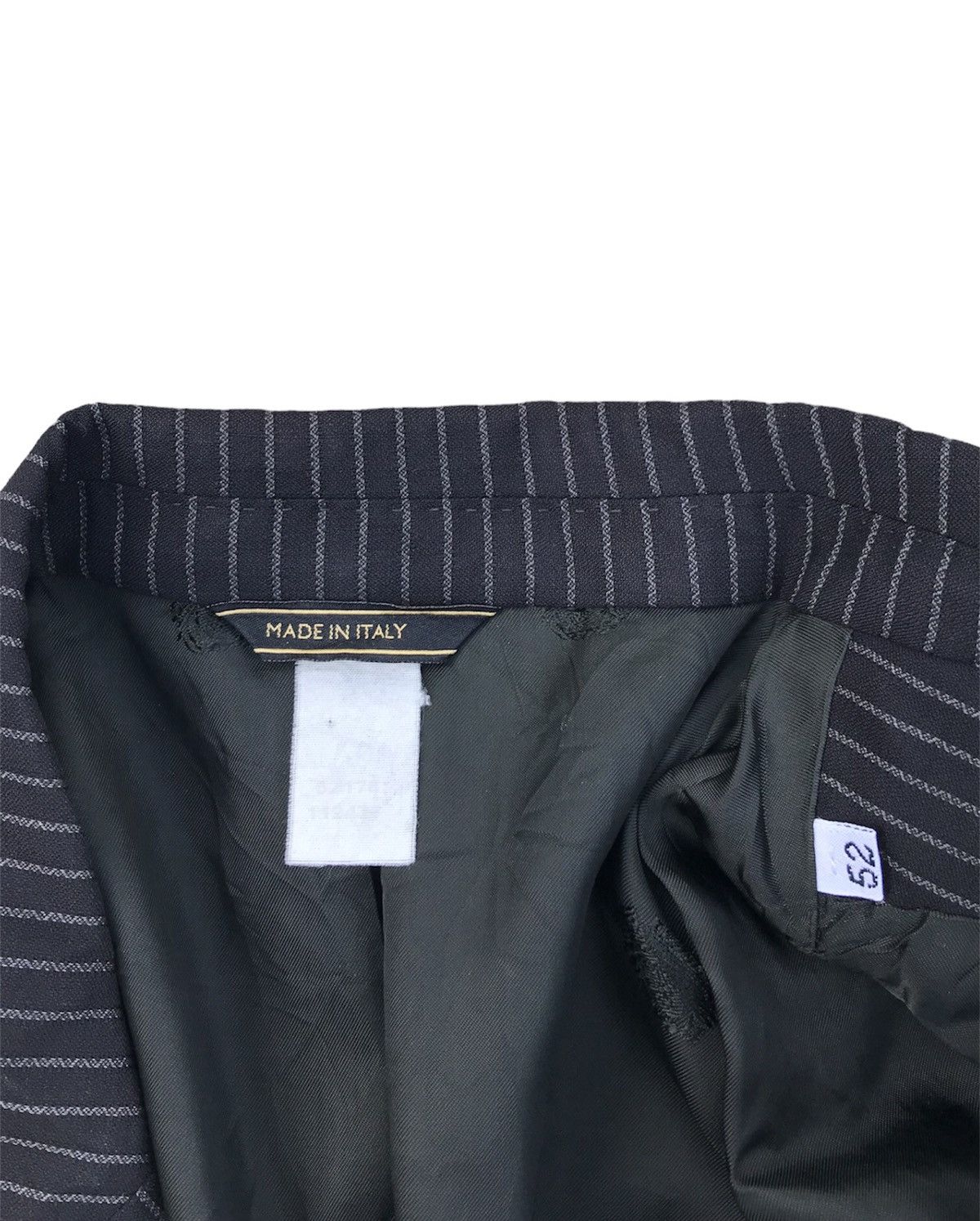 Versace Versace Striped Wool Blazer Suit Made in Italy Size US L / EU 52-54 / 3 - 13 Thumbnail