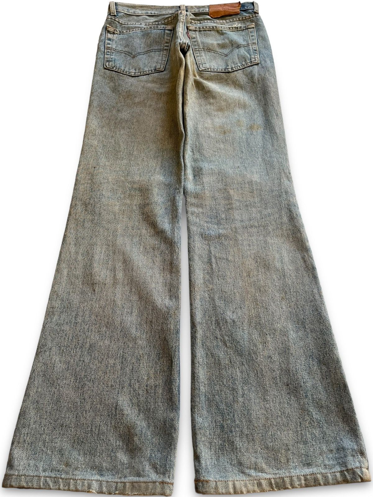 Levi's × Levi's Vintage Clothing Vintage 90s Levis 517 Mud Wash Distressed Flare Jeans Size US 30 / EU 46 - 2 Thumbnail