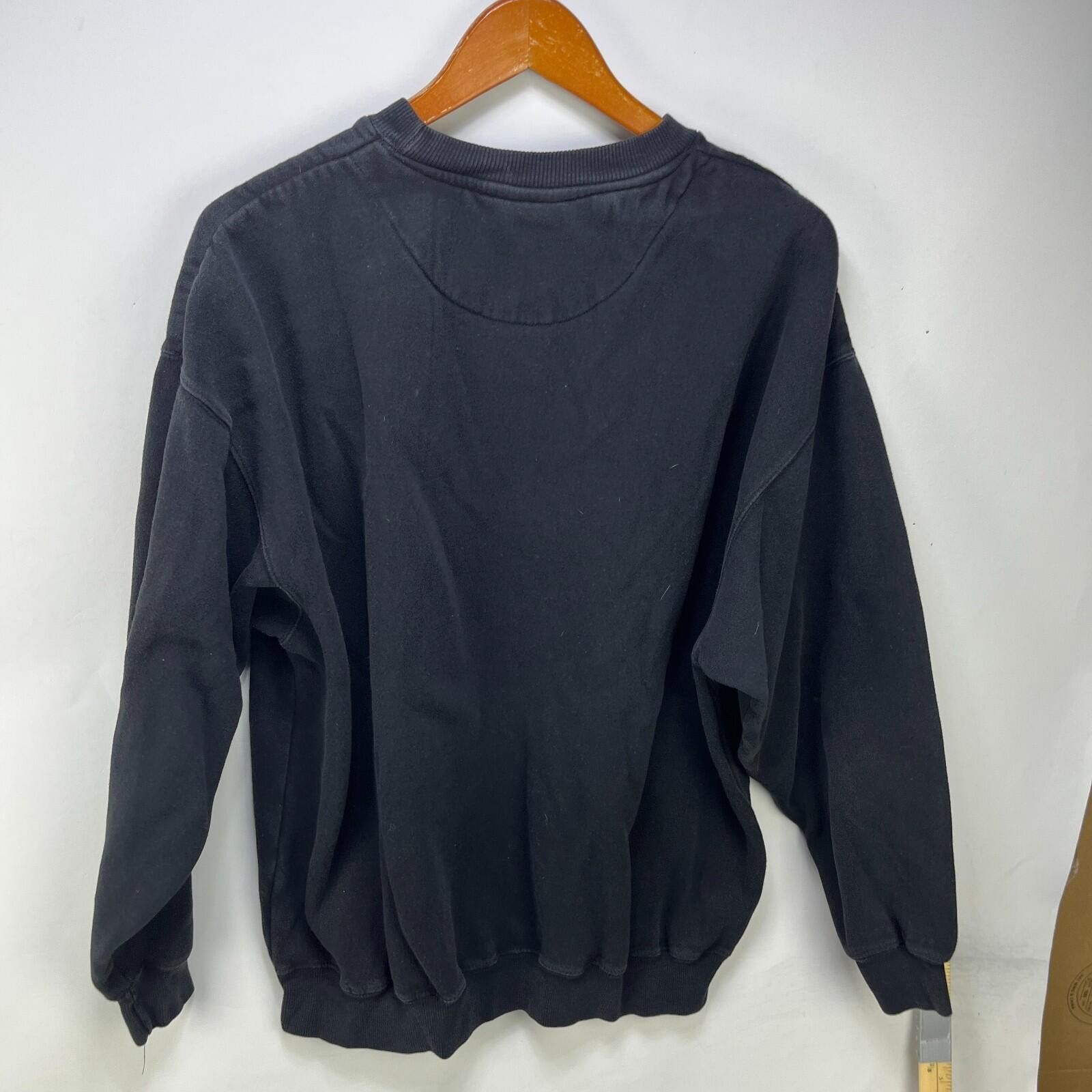 Other Vintage Iowa Hawkeyes Embroidered Faded Black Sweatshirt 2XL Size ONE SIZE - 6 Thumbnail