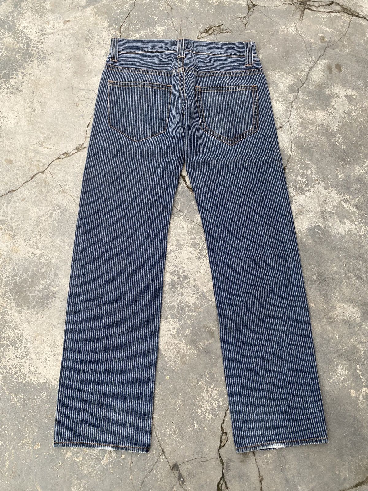 Indu Homme INDU HOMME Hickory Stripes Jeans Size US 32 / EU 48 - 2 Thumbnail