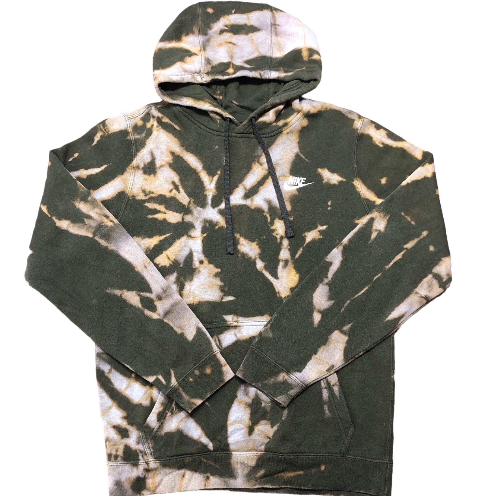 Nike Nike Hoodie Tie Dye Acid Wash Green Mens Small Sweatshirt 90s Sports Pattern Tie Dye Cotton Blend Colorful 1 Of 1 Size US S / EU 44-46 / 1 - 2 Thumbnail