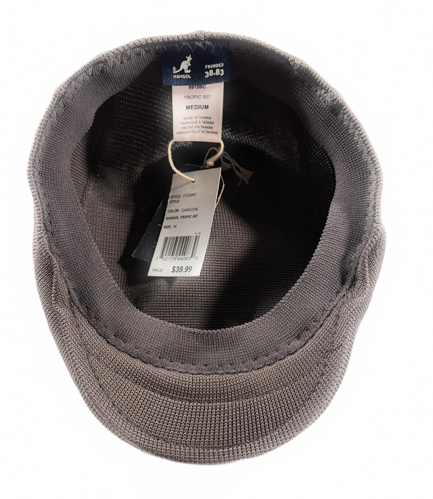 Kangol Kangol Tropic 507 Ventair Charcoal Hat Size Medium Authentic Size ONE SIZE - 4 Thumbnail