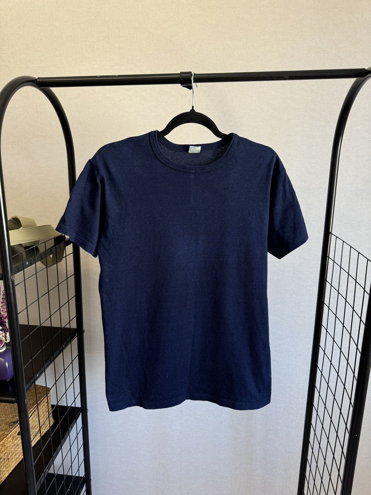 3sixteen 3Sixsteen wash indigo blue made in USA basic tee shirt Size US M / EU 48-50 / 2 - 1 Thumbnail