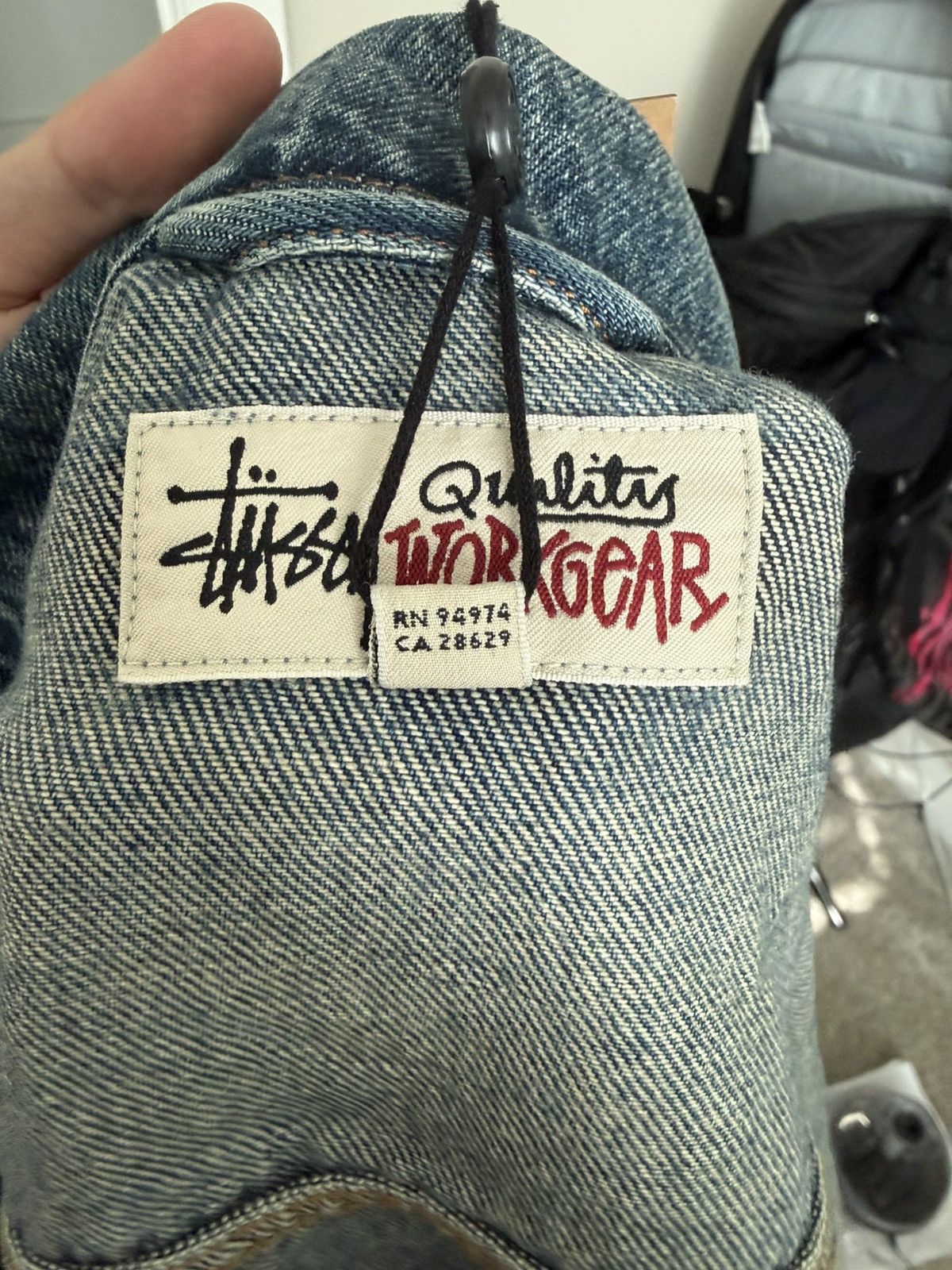 Stussy TRUCKER JACKET DENIM Size US L / EU 52-54 / 3 - 8 Thumbnail