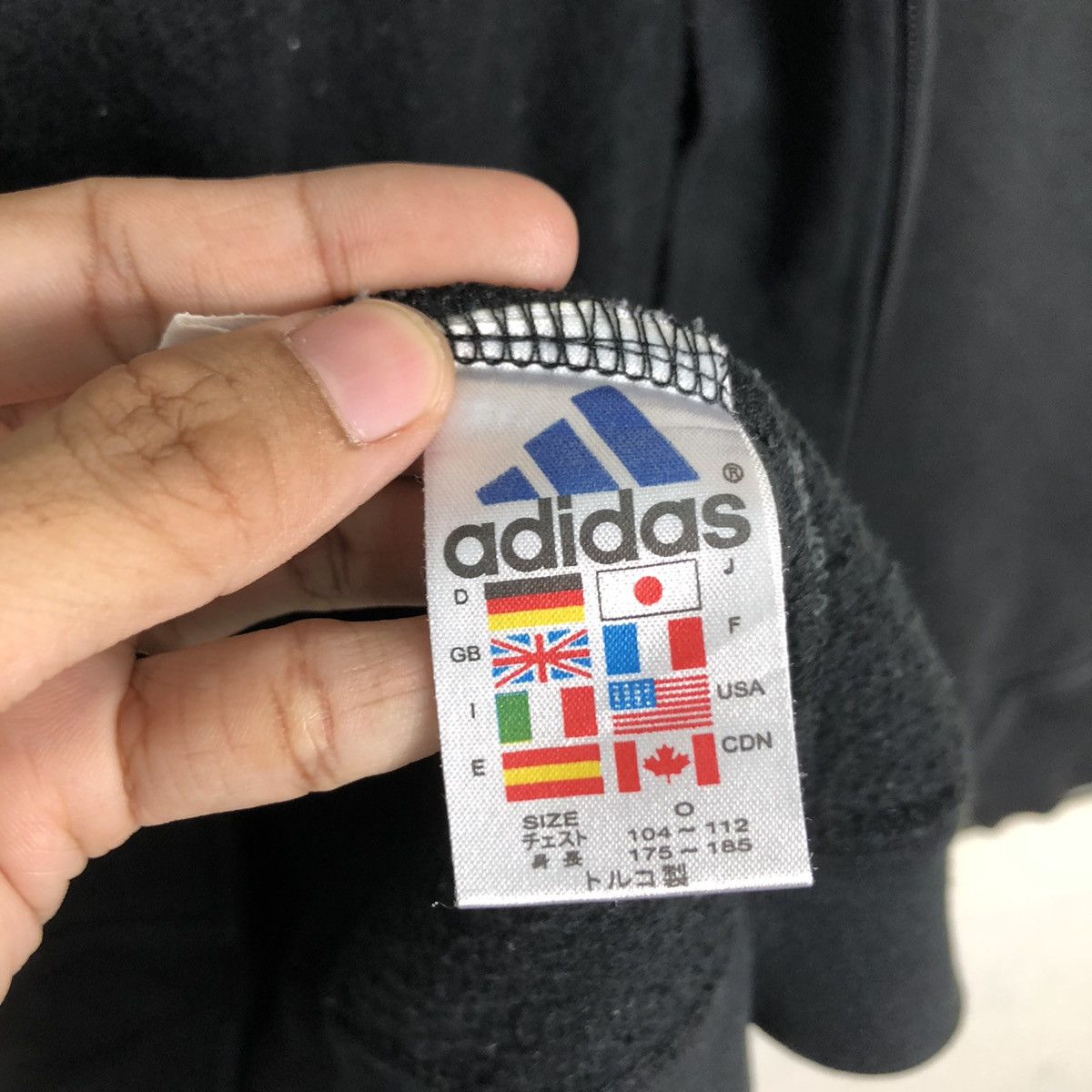 Adidas × Japanese Brand Adidas Spell Out Vintage Sweatshirt Hoodie Large Size US L / EU 52-54 / 3 - 19 Thumbnail