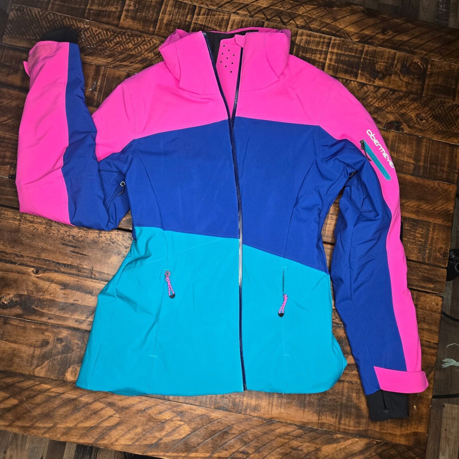 Obermeyer Obermeyer Luna Ski Jacket Women's SZ 2 Neon Hydroblock C2 Size XS / US 0-2 / IT 36-38 - 1 Thumbnail