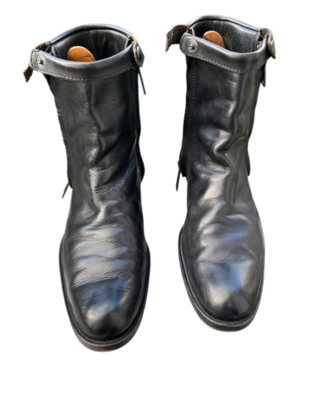 Dsquared2 DOUBLE CLOSURE LEATHER BOOTS Size US 8.5 / EU 41-42 - 2 Thumbnail