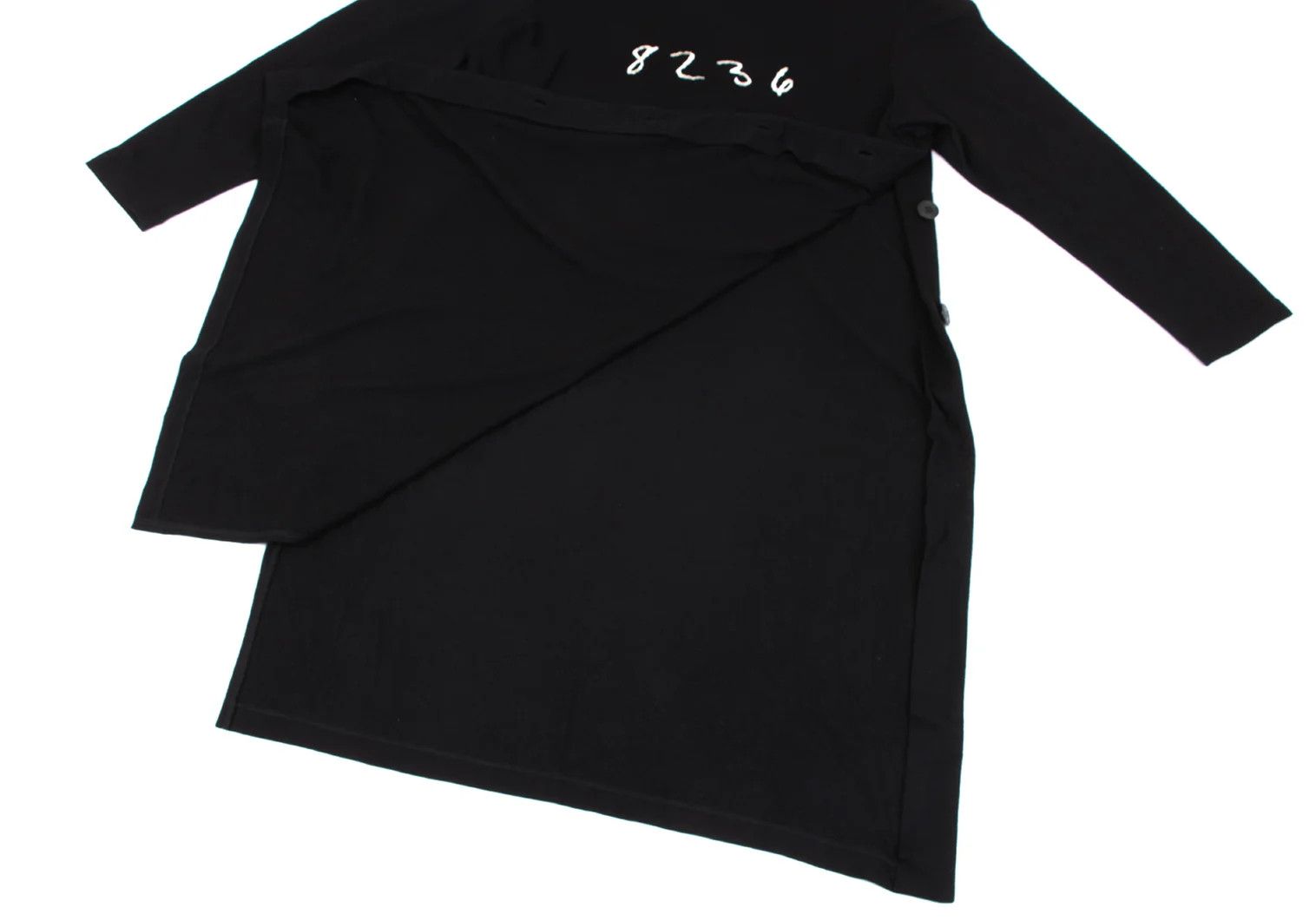 Yohji Yamamoto Yohji Yamamoto Number Embroidered High Neck Long Tee Size US L / EU 52-54 / 3 - 10 Thumbnail