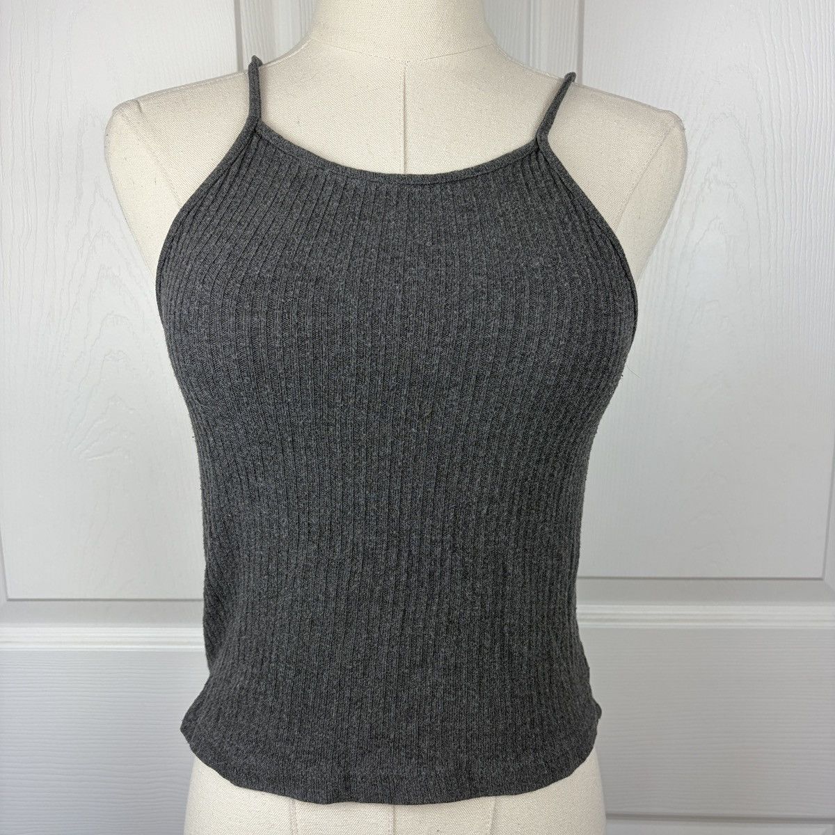 Brandy Melville Brandy Melville gray tank top Size ONE SIZE - 1 Thumbnail