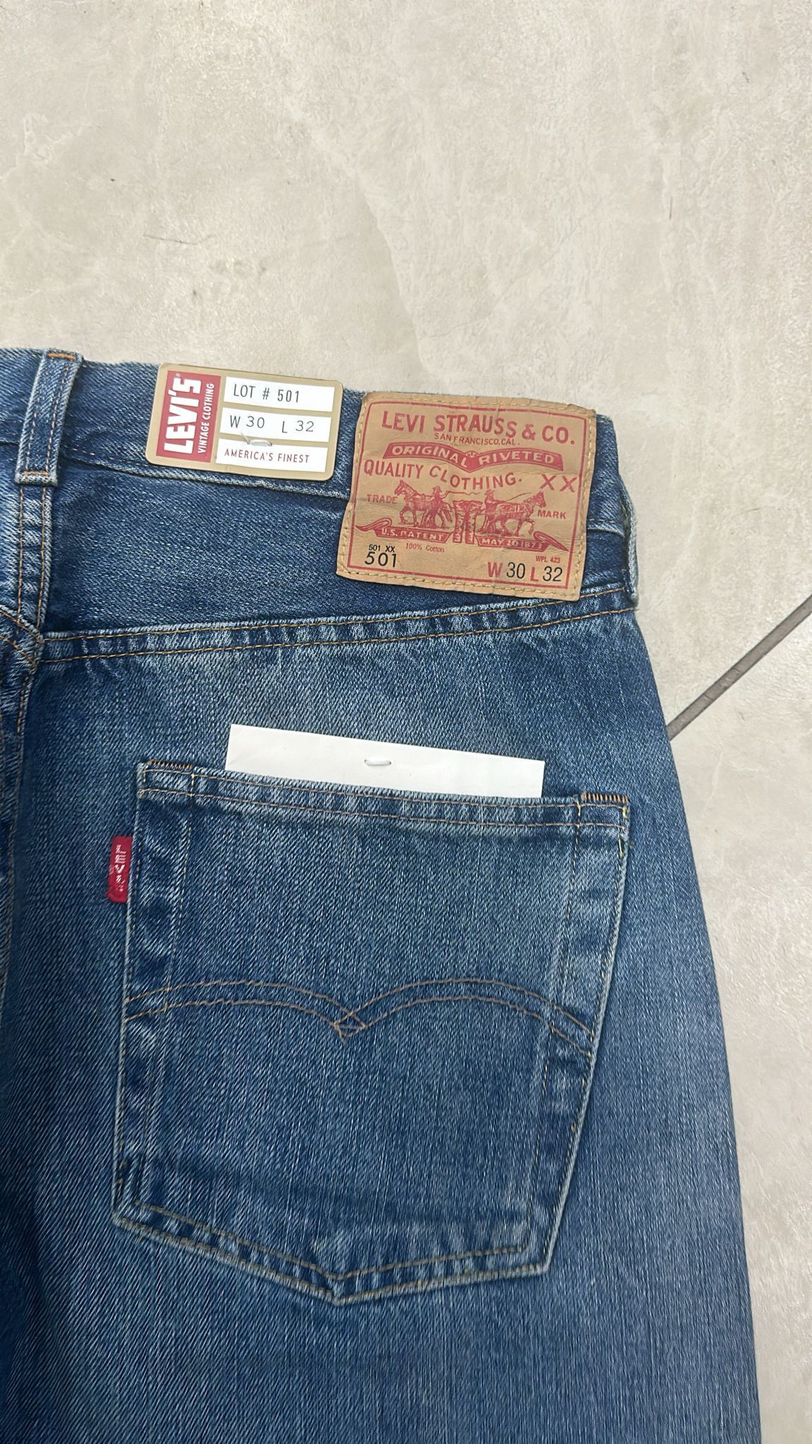 Levi's Vintage Clothing LVC Levi's Vintage Clothing 1966 501XX BigE Selvedge Jeans Size US 30 / EU 46 - 7 Thumbnail