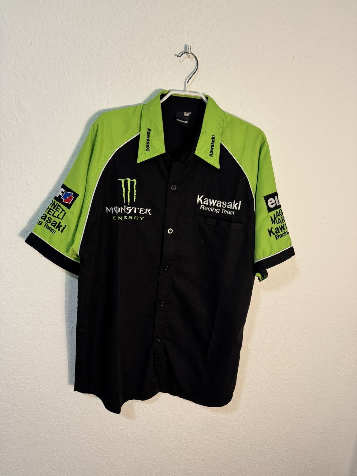 Vintage Authentic Kawasaki Racing Team x Monster Energy Size US XL / EU 56 / 4 - 2 Thumbnail
