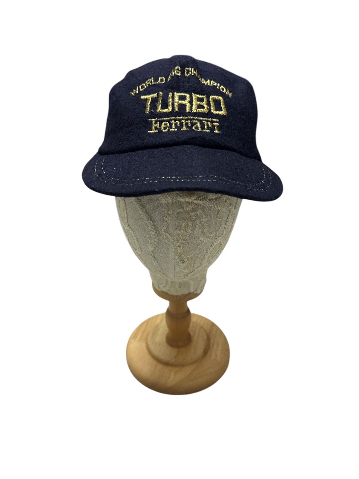 Ferrari VINTAGE TURBO FERRARI WOOL ADJUSTABLE CAP SIZE 54cm Size ONE SIZE - 2 Thumbnail