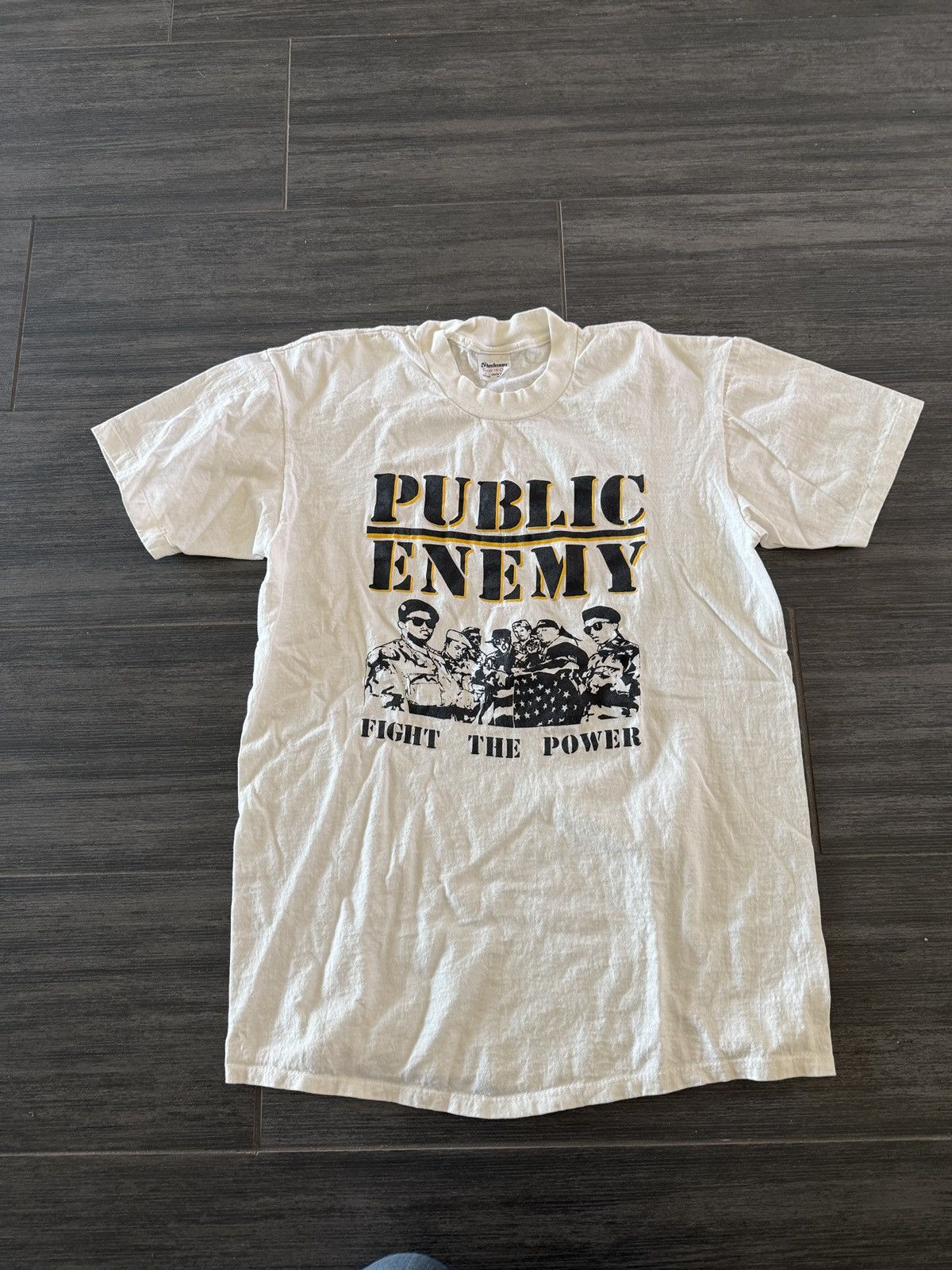 vintage 90s public enemy rap tee