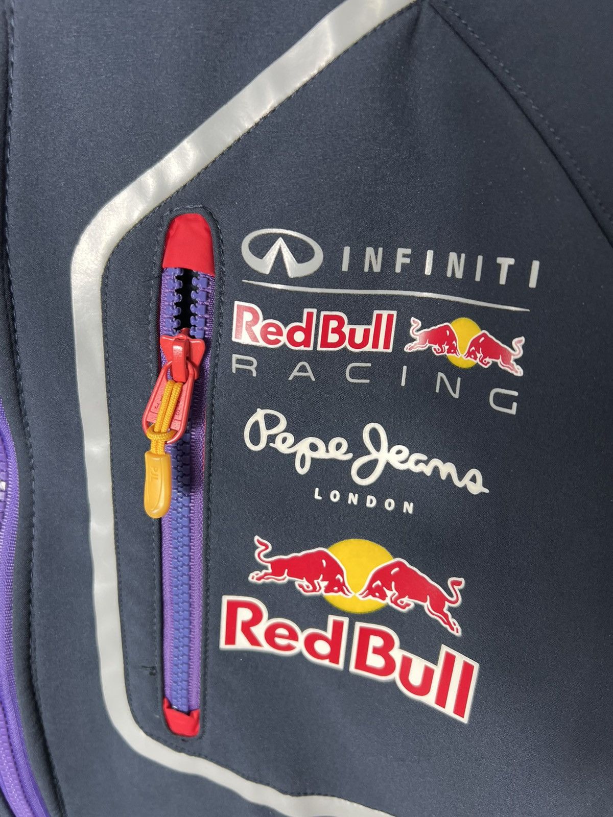 Pepe Jeans Vintage Pepe Jeans Red Bull Infiniti Softshell Racing Jacket Size US S / EU 44-46 / 1 - 6 Thumbnail
