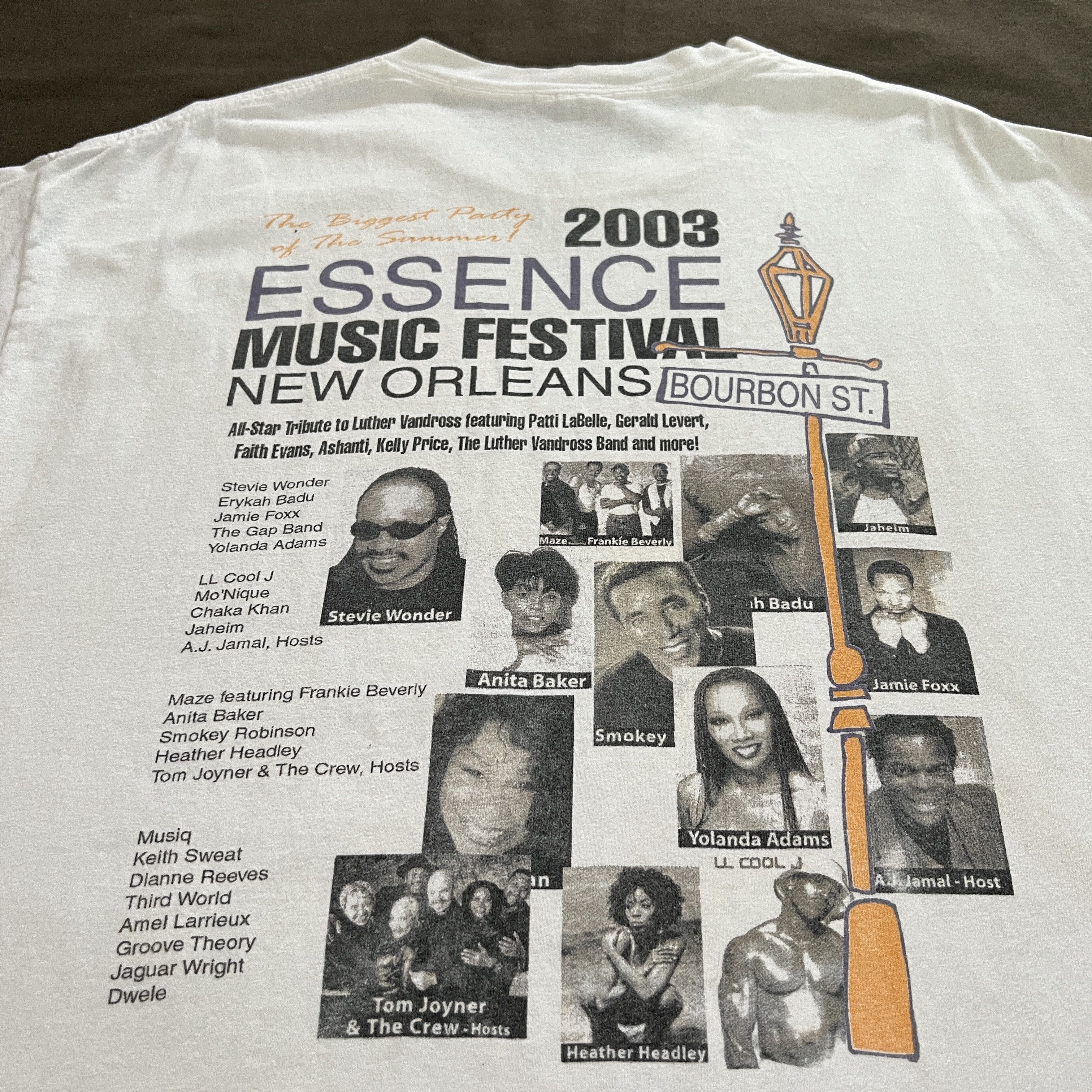Band Tees 2003 Essence Festival R&B Erykah Badu Ll Cool J Mo'Nique Size US L / EU 52-54 / 3 - 1 Thumbnail