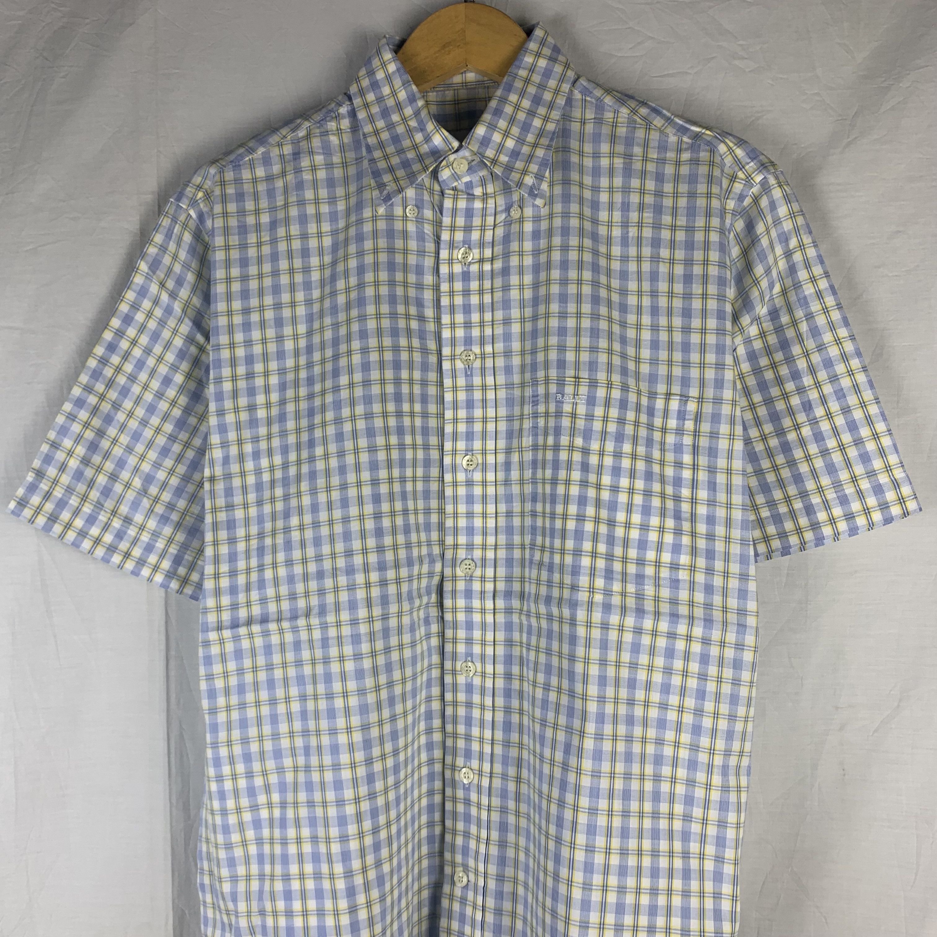 Bally Bally Plaid Shirt Size US L / EU 52-54 / 3 - 2 Thumbnail