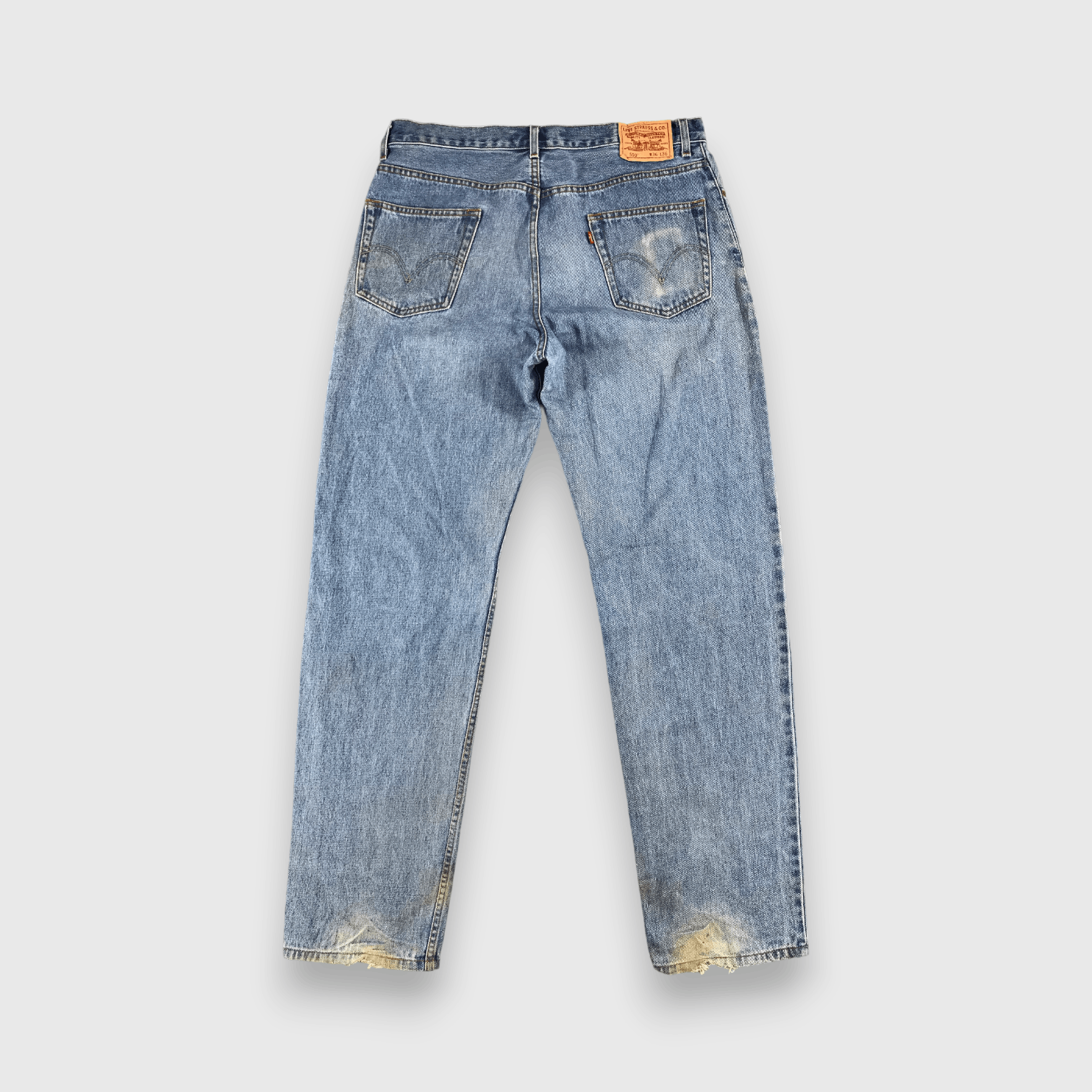 Levi's Vintage Mid Wash Levis 550 Jeans- J1311 Size US 37 - 2 Thumbnail