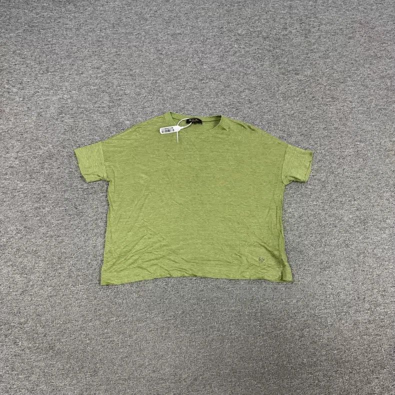 Loro Piana Loro Piana Avocado Green Crewneck Knit Short Sleeve Size L / US 10 / IT 46 - 1 Thumbnail