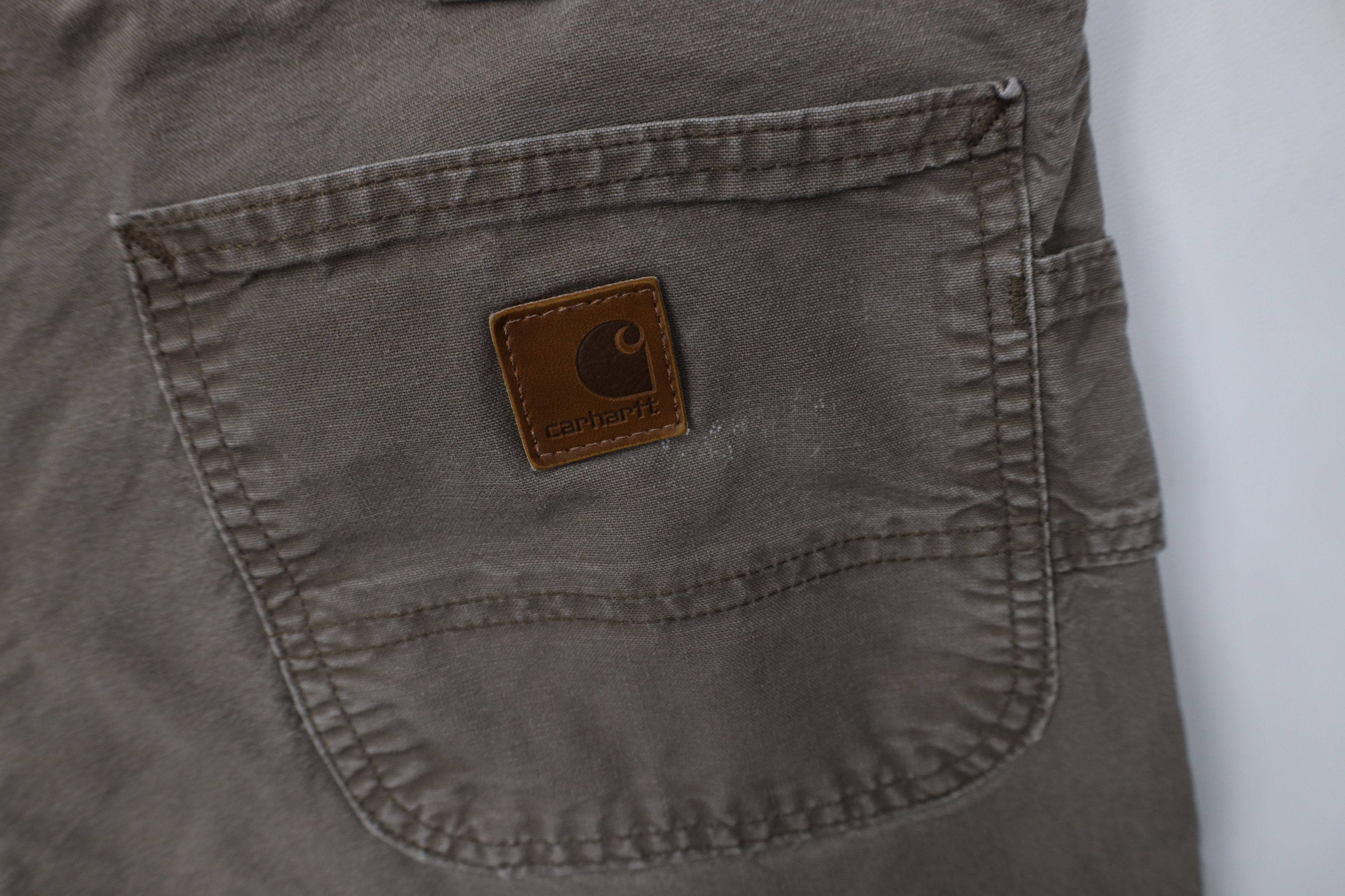Carhartt Vintage Y2K Carhartt Wide Leg Dungaree Pants Light Cotton Size US 36 / EU 52 - 11 Thumbnail