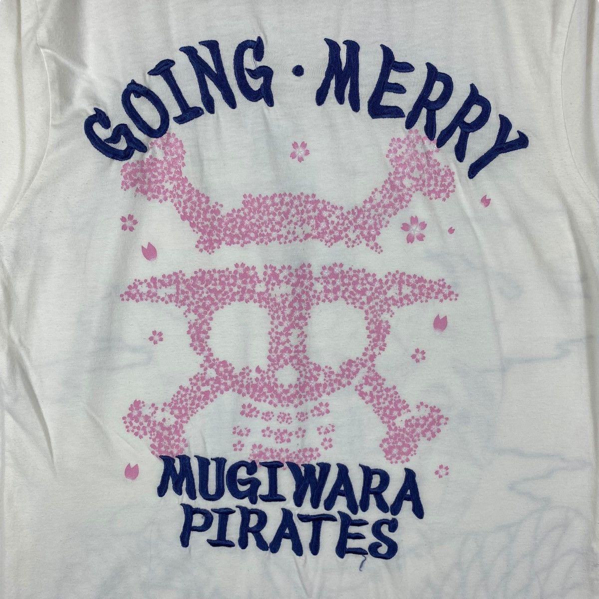 Anime × Japanese Brand ONE PIECE Going Merry Mugiwara Pirates Embroidery Anime Tee Size US M / EU 48-50 / 2 - 4 Thumbnail
