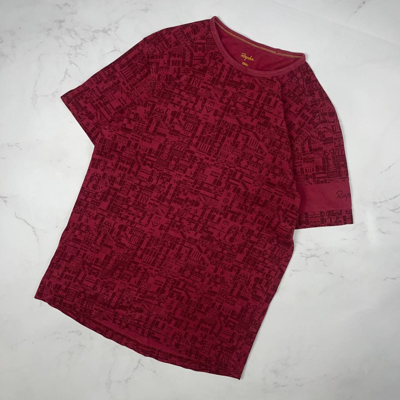 Rapha Rapha velo t-shirt size S Red Short Sleeve Mens Size US S / EU 44-46 / 1 - 1 Thumbnail