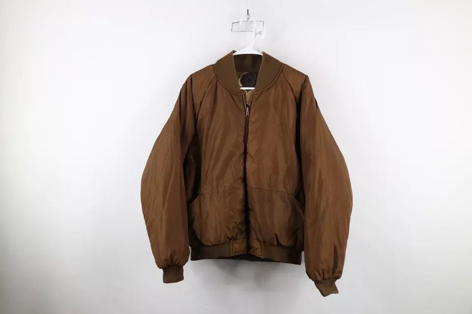 Columbia × Vintage Vintage 90s Columbia Reversible Puffer Bomber Jacket Coat Size US L / EU 52-54 / 3 - 12 Thumbnail