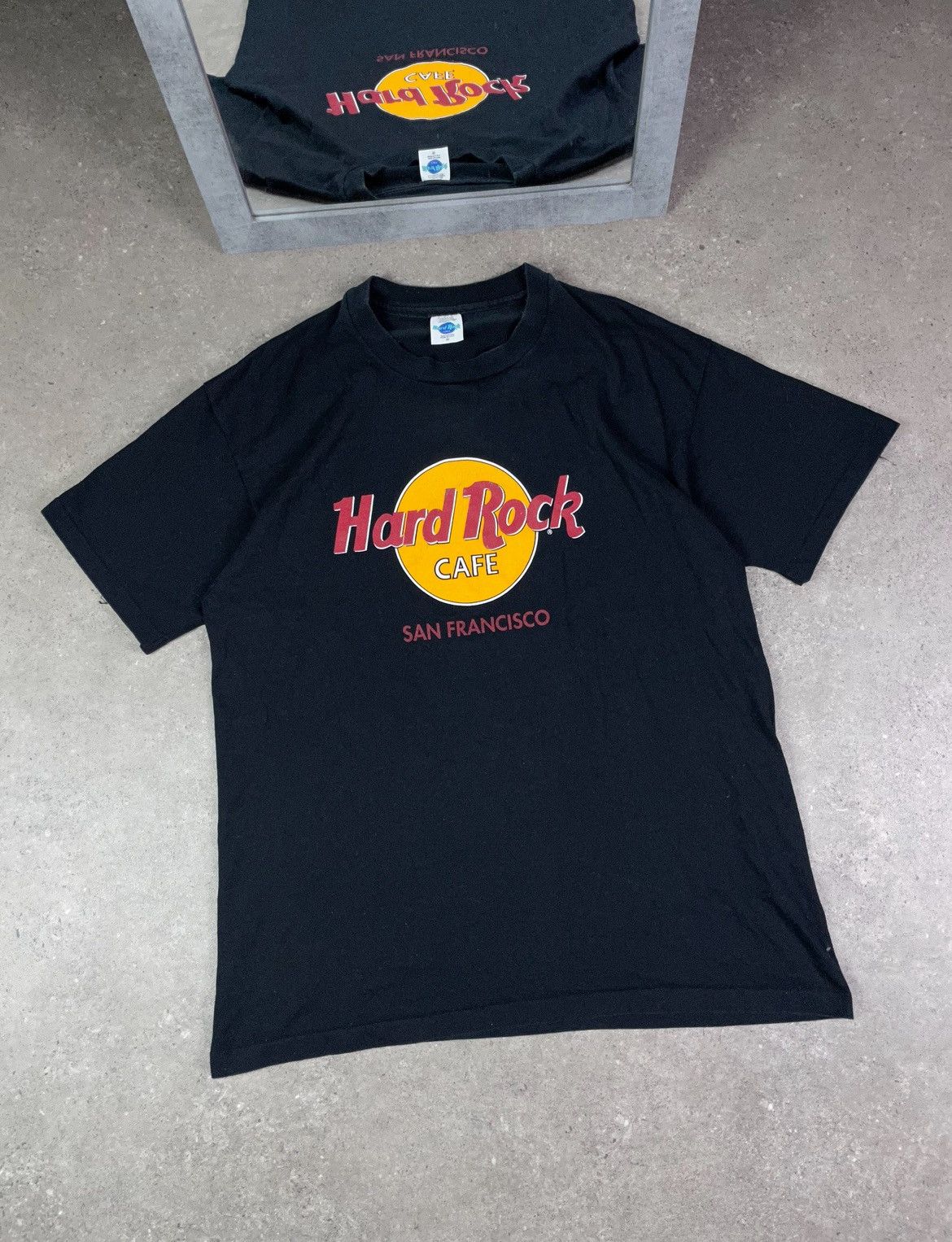 Hard Rock Cafe × Vintage Vintage 90s Hard Rock Café San Francisco T Shirt Size US XL / EU 56 / 4 - 1 Thumbnail