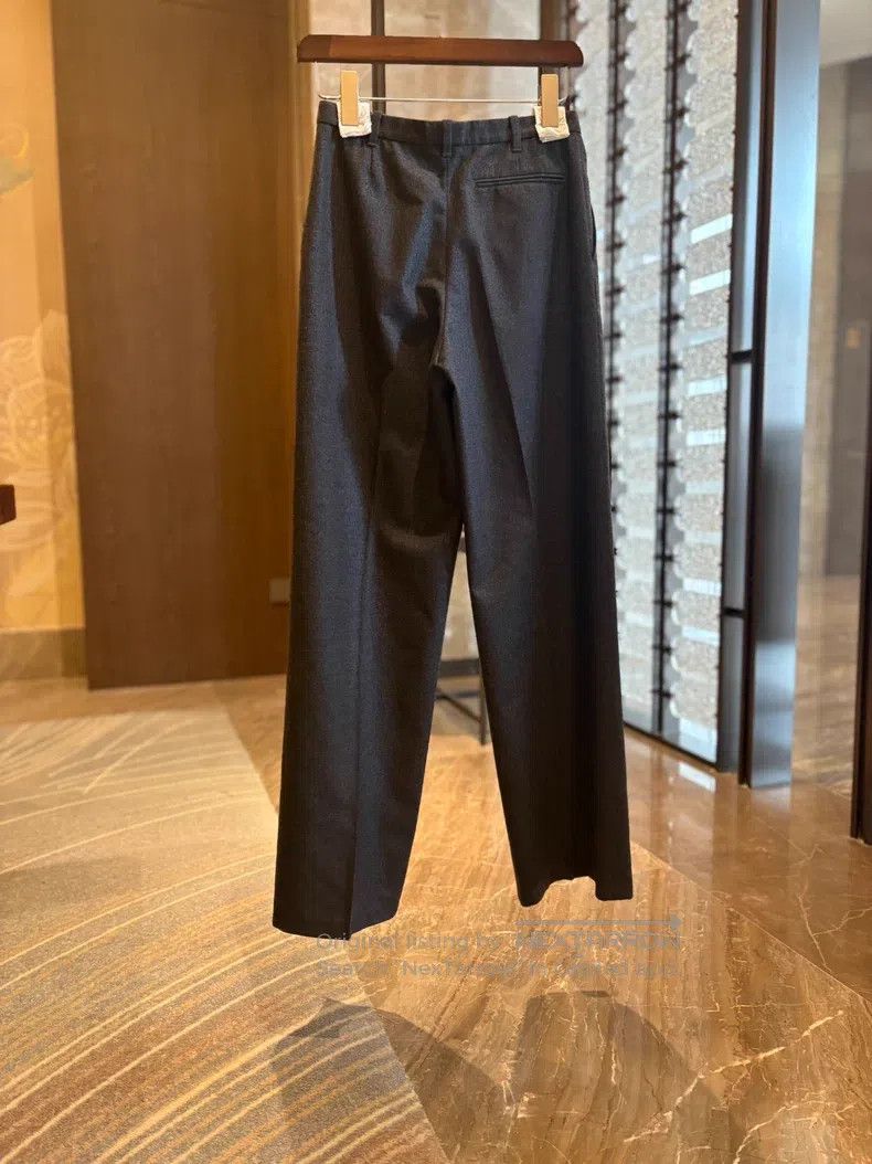 Hermes Hermes Ladies Casual Pants, 100% Wool, Mid-Rise Straight, Size 42" / US 20 - 2 Thumbnail