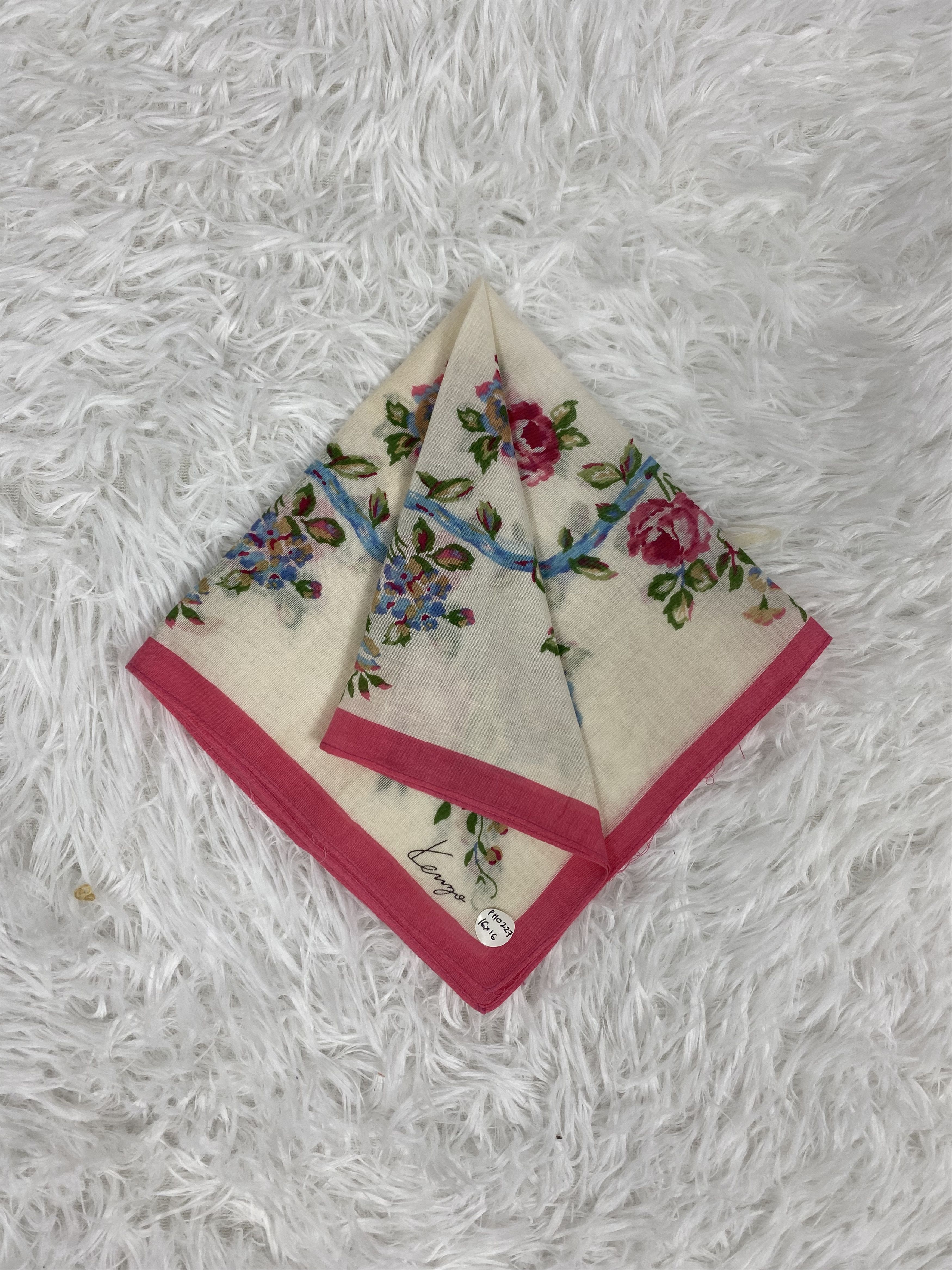 Kenzo Vintage Kenzo Handkerchief Neckerchief PH0227 Size ONE SIZE - 1 Thumbnail
