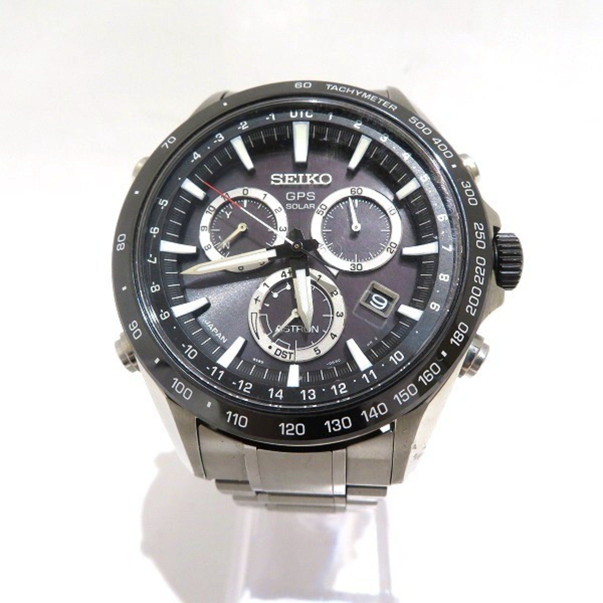 image of Seiko Astron Gps Solar 8X82-0Ac0 Radio Watch Men's in Silver