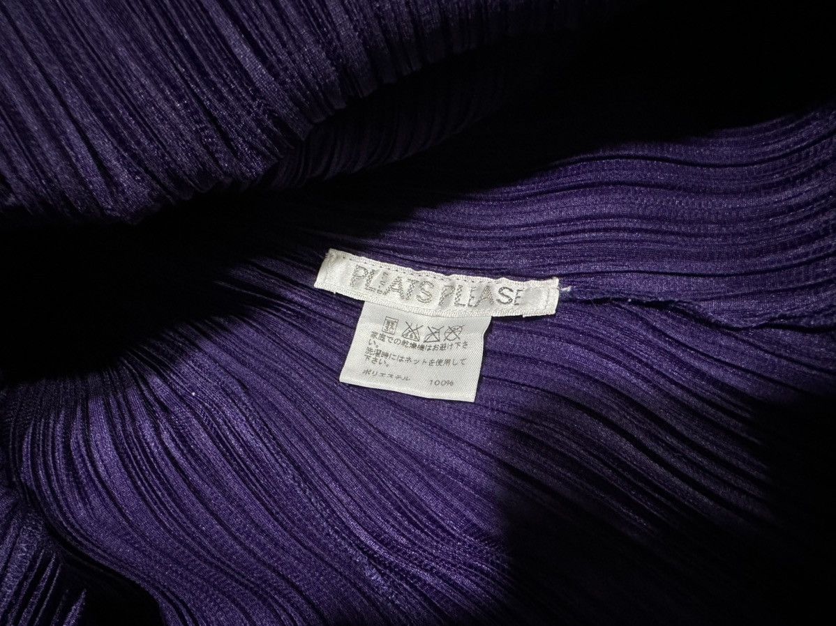 Issey Miyake 🔥Rare Issey Miyake Pleats Please Dress Purple Size L / US 10 / IT 46 - 11 Thumbnail