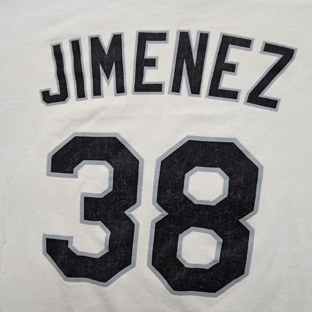 Anvil Colorado Rockies Jimenez Baseball White L Baseball Shirt Size US L / EU 52-54 / 3 - 9 Thumbnail