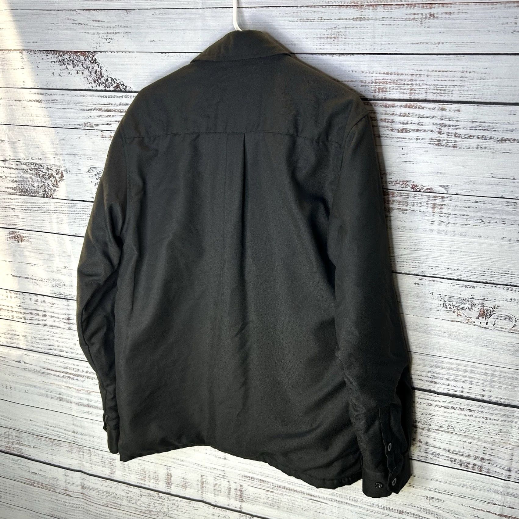 CO Dixxon Flannel Co Outlaw Jacket Snap Up Full-Zip Coat Quilted Lined Men’s Medium Black Size US M / EU 48-50 / 2 - 7 Thumbnail