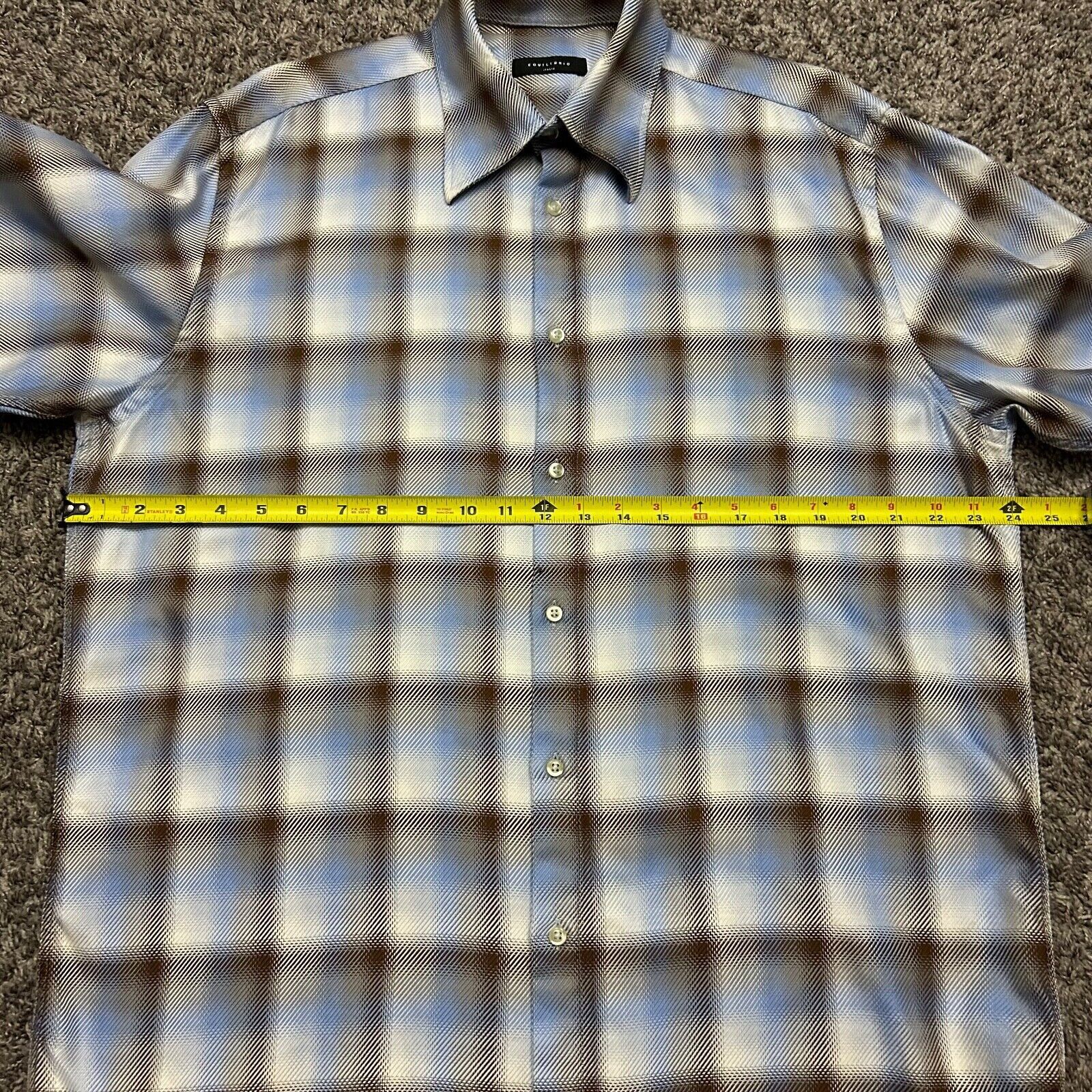 Vintage Funky Abstract Pattern Shirt Long Sleeve Button Up Italy Size US L / EU 52-54 / 3 - 8 Thumbnail