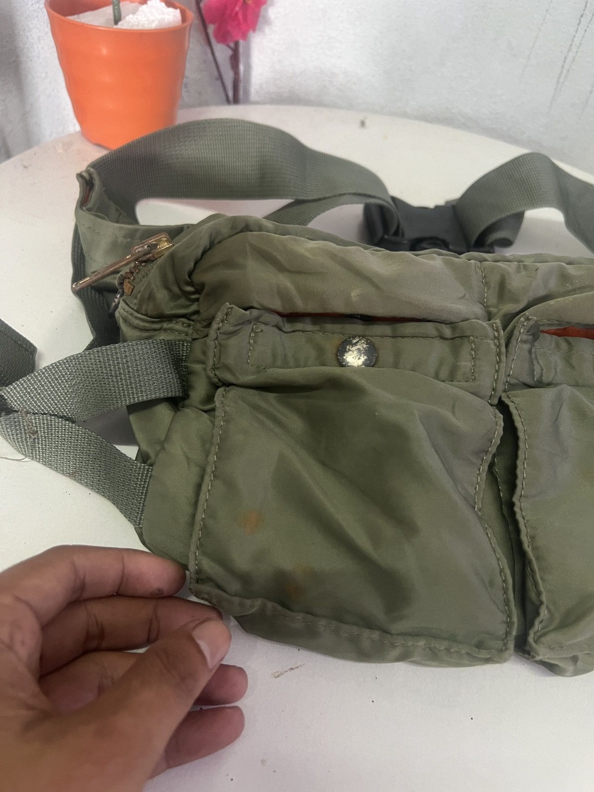 Porter Vintage Porter Tanker Green Waist Bag Size ONE SIZE - 4 Thumbnail