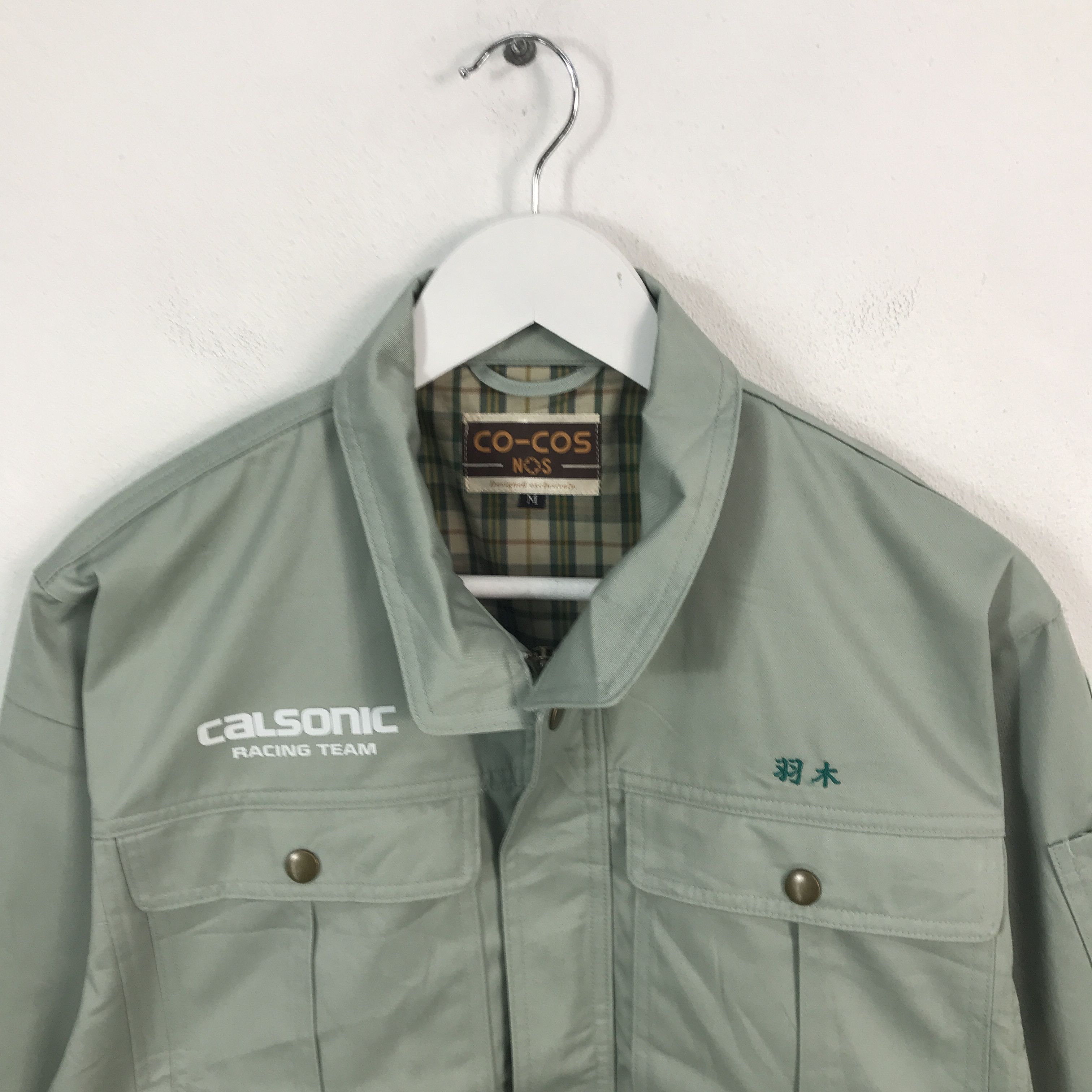 Japanese Brand Calsonic Racing Team Custom Art Worker Sport Jacket Size US M / EU 48-50 / 2 - 2 Thumbnail
