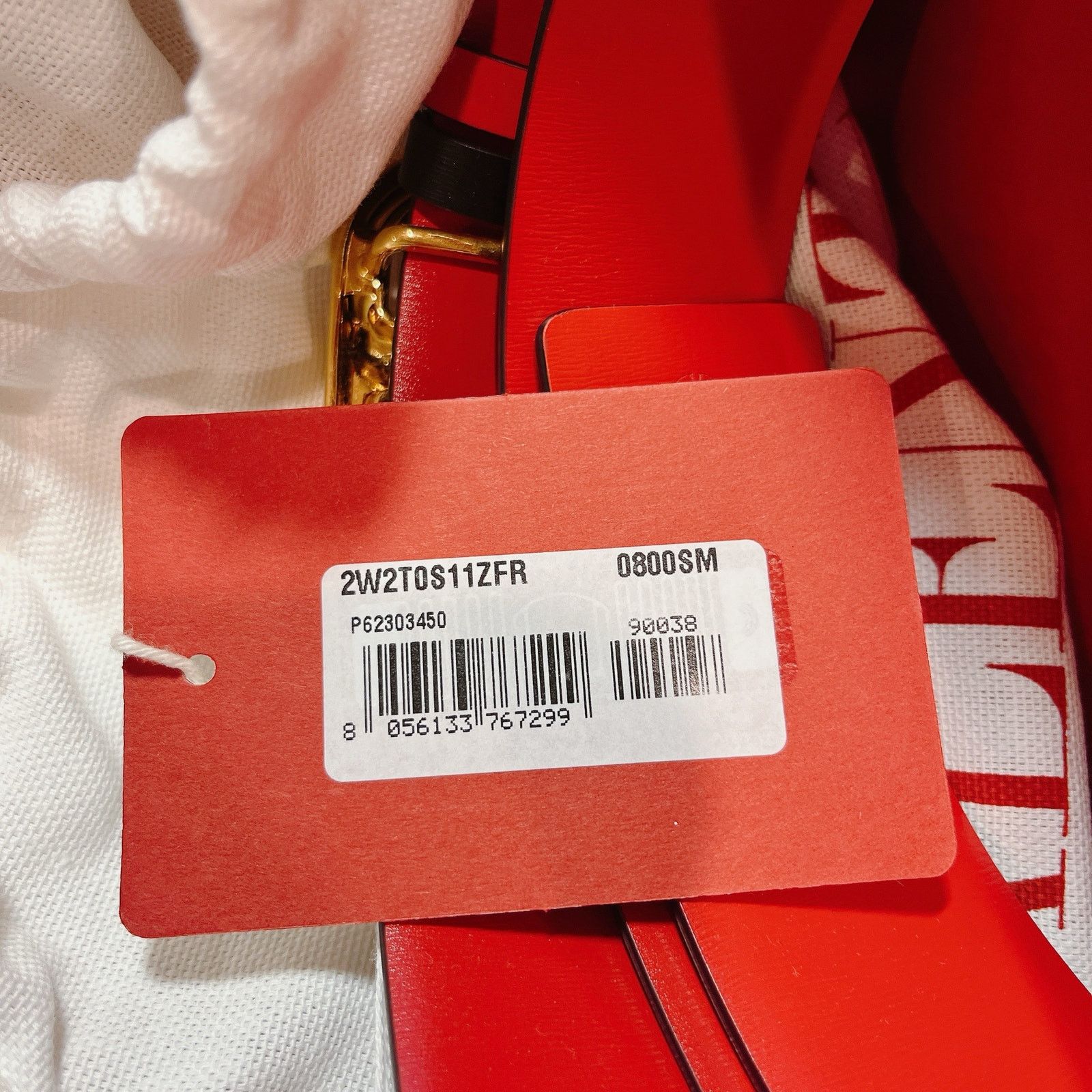 Valentino VLOGO reversible belt size 80 1.6" Size ONE SIZE - 5 Thumbnail