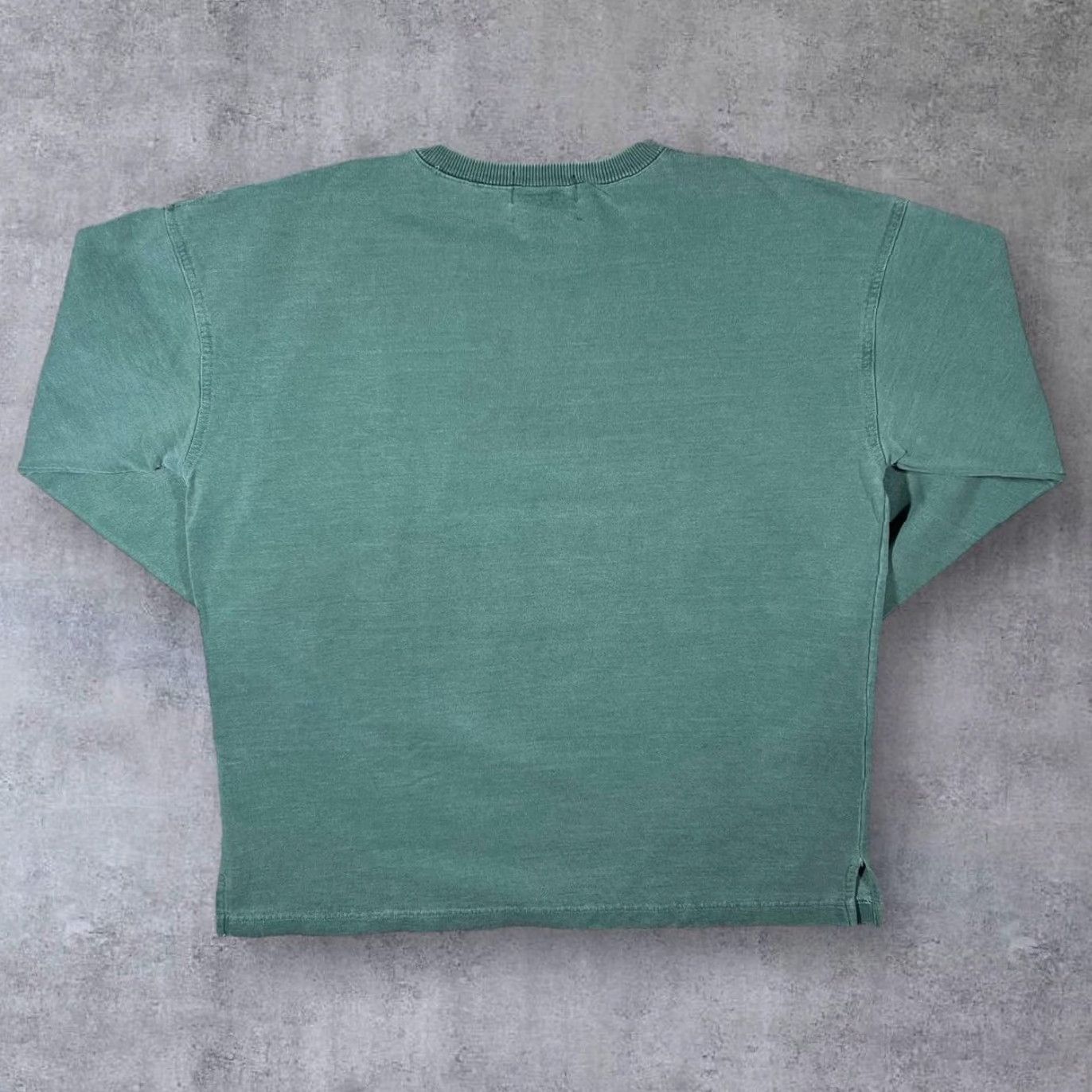 Eddie Bauer VINTAGE Eddie Bauer Sweatshirt Washed Green Made In USA Women's Large Pullover Activewear Clothing Size L / US 10 / IT 46 - 2 Thumbnail