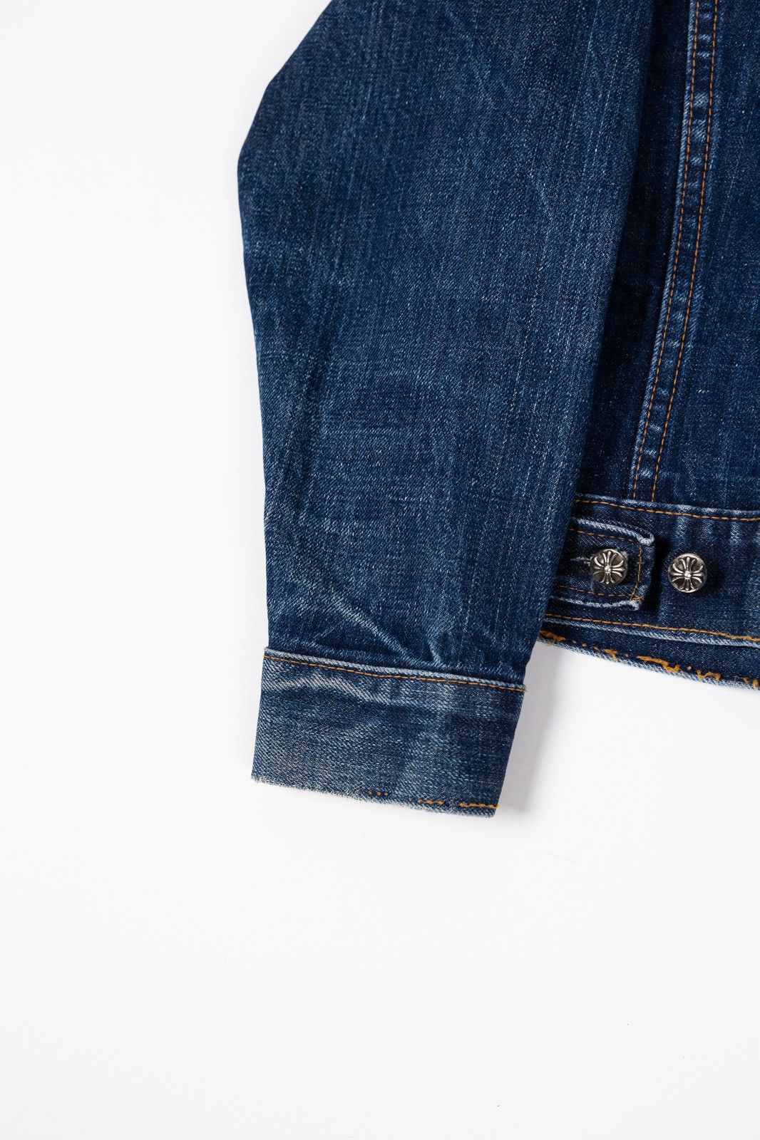 Chrome Hearts Chrome Hearts KIDS Cross Patch Denim Jacket Size XXS / US 00 / IT 34 - 9 Thumbnail