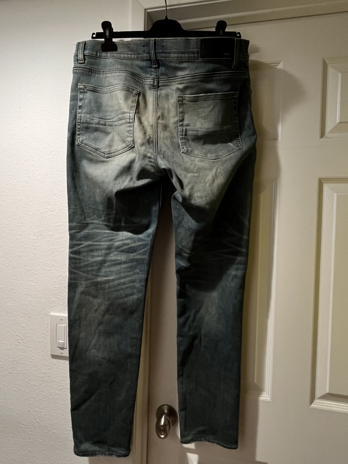 Amiri AUTHENTIC AMIRI JEANS DENIM PANTS RIPS AND RUFFLES MENS 38 Size US 38 / EU 54 - 8 Thumbnail