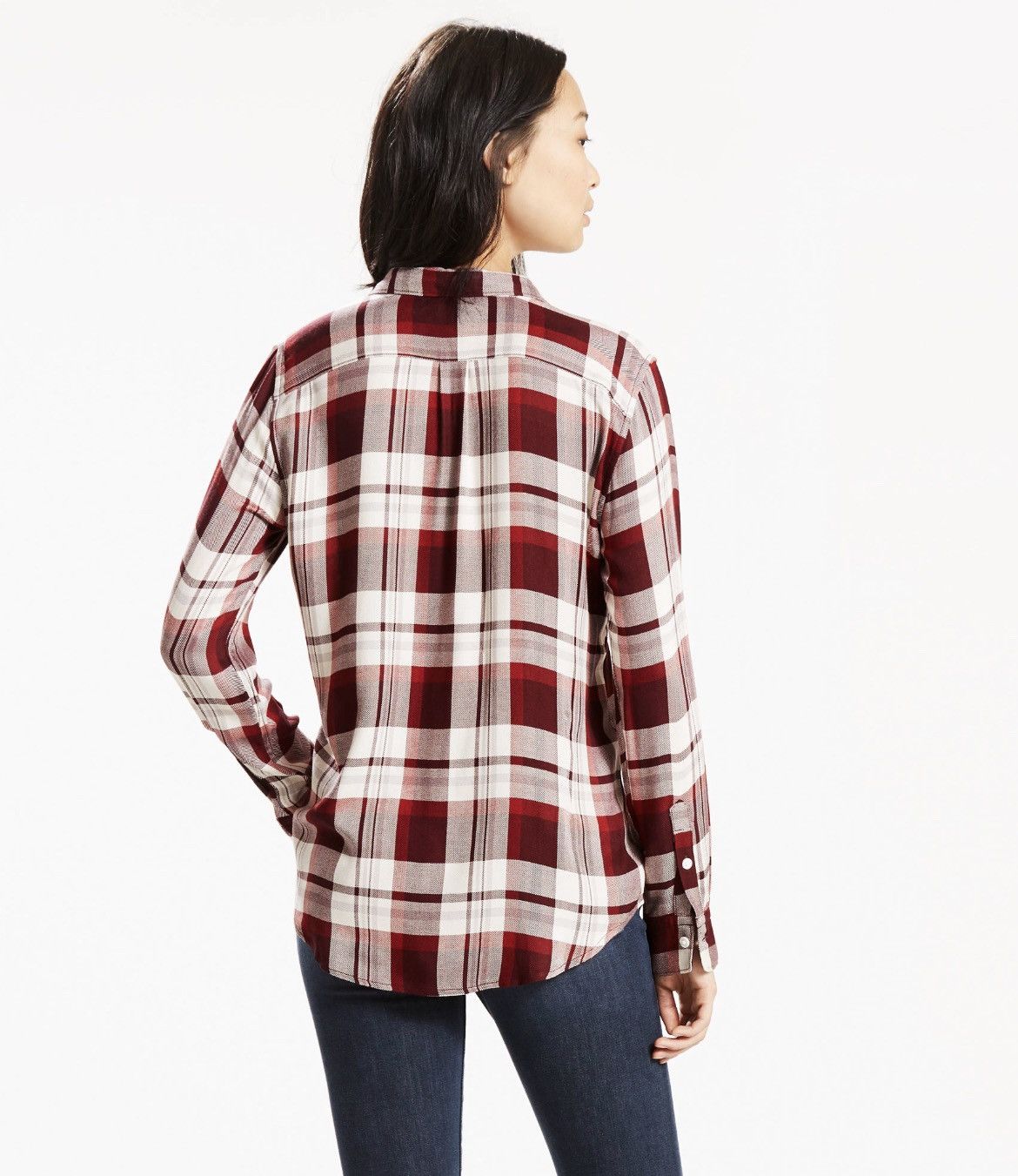 Designer × Levi's Levis Women Sidney Pocket Boyfriend Long Sleeve Button Shirt Size M / US 6-8 / IT 42-44 - 2 Thumbnail