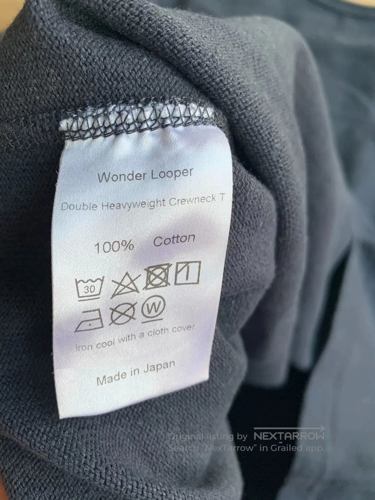 Wonderlooper heavy cotton short sleeve t. Size US XXL / EU 58 / 5 - 5 Thumbnail
