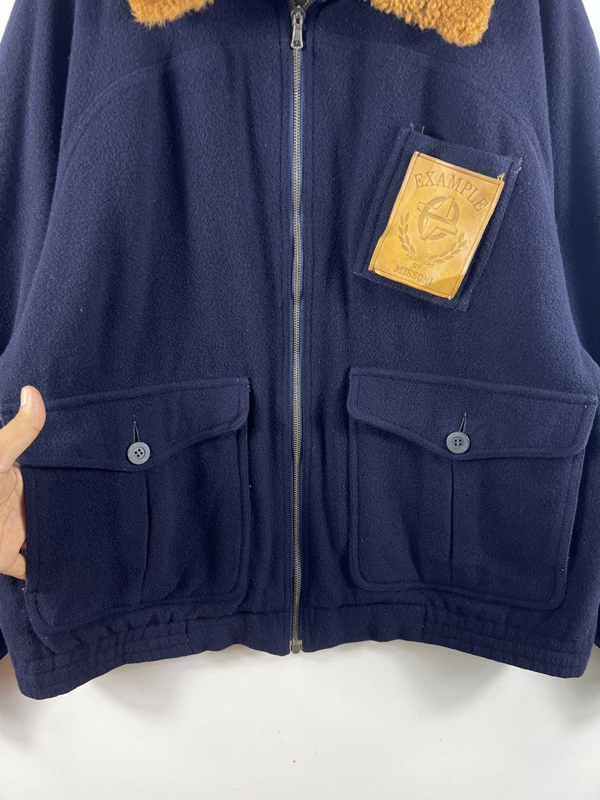 Missoni 🔥 Example by MISSONI wool Jacket removable fur collar Size US L / EU 52-54 / 3 - 4 Thumbnail