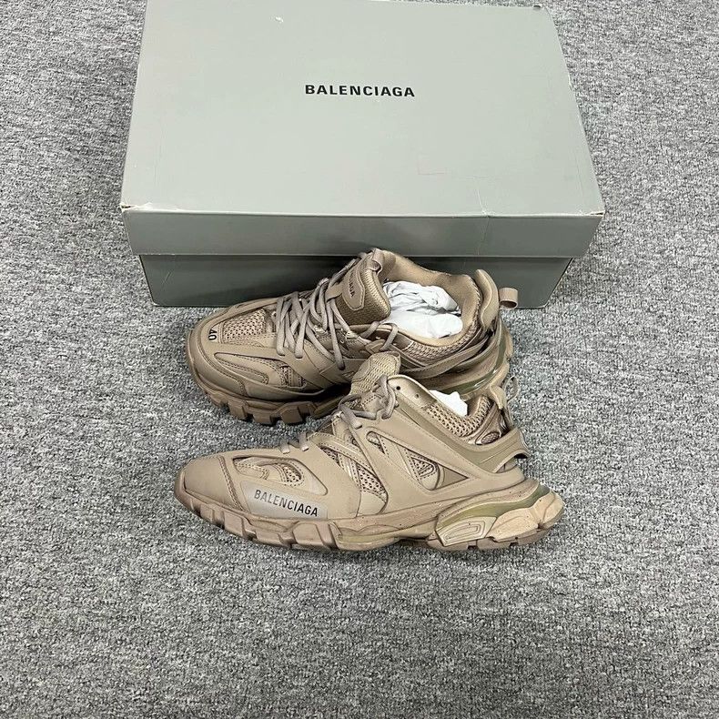 Balenciaga Balenciaga Brown Track Dad Shoes 2502-Nextarrow Size US 7 / EU 40 - 1 Thumbnail
