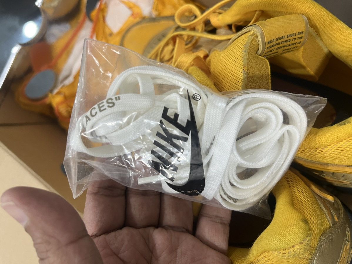 Nike × Off-White Nike Off White Rubber Dunk University Gold Size US 10 / EU 43 - 10 Thumbnail