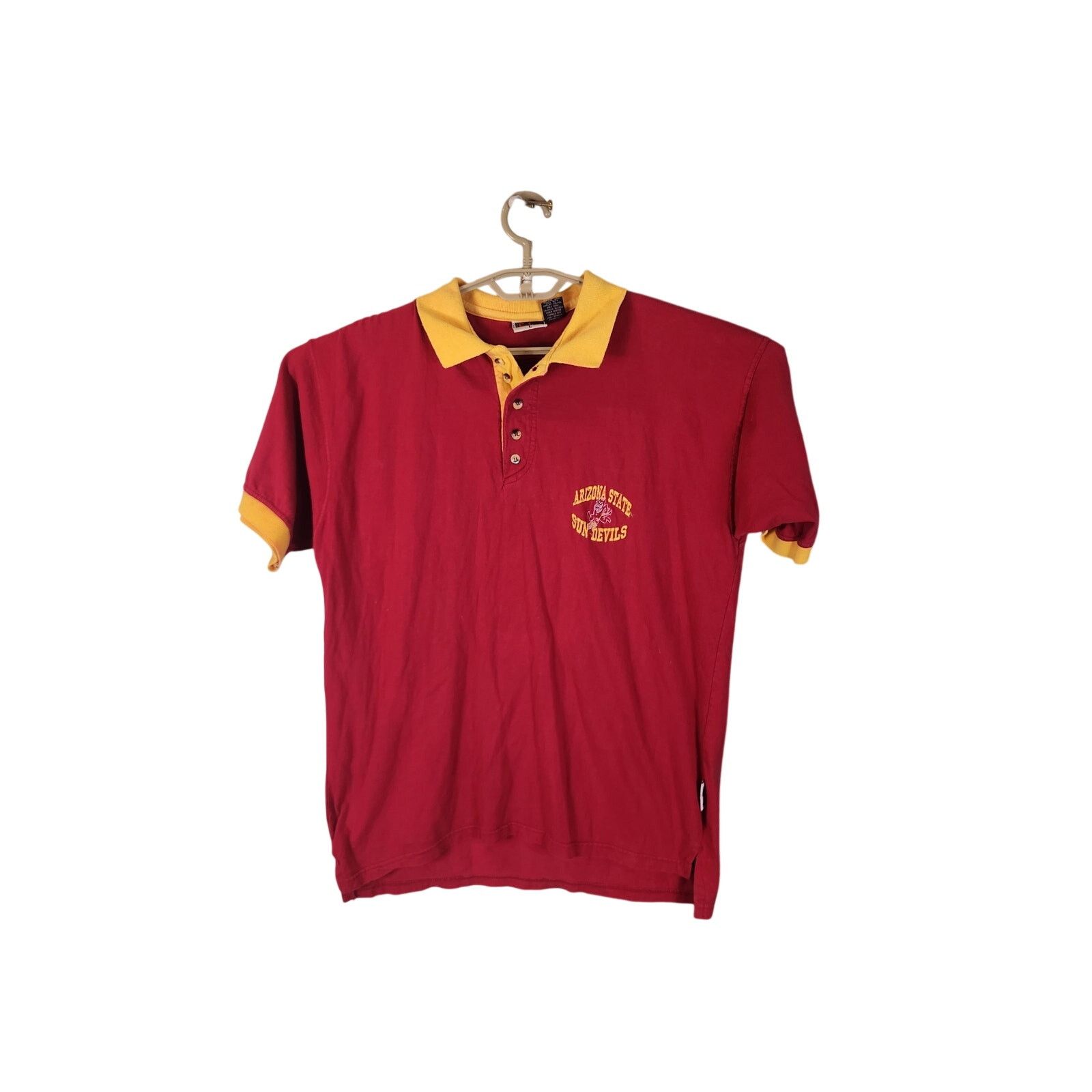 Pro Edge Vintage 90s Arizona State Polo Men's Large Size US L / EU 52-54 / 3 - 1 Thumbnail