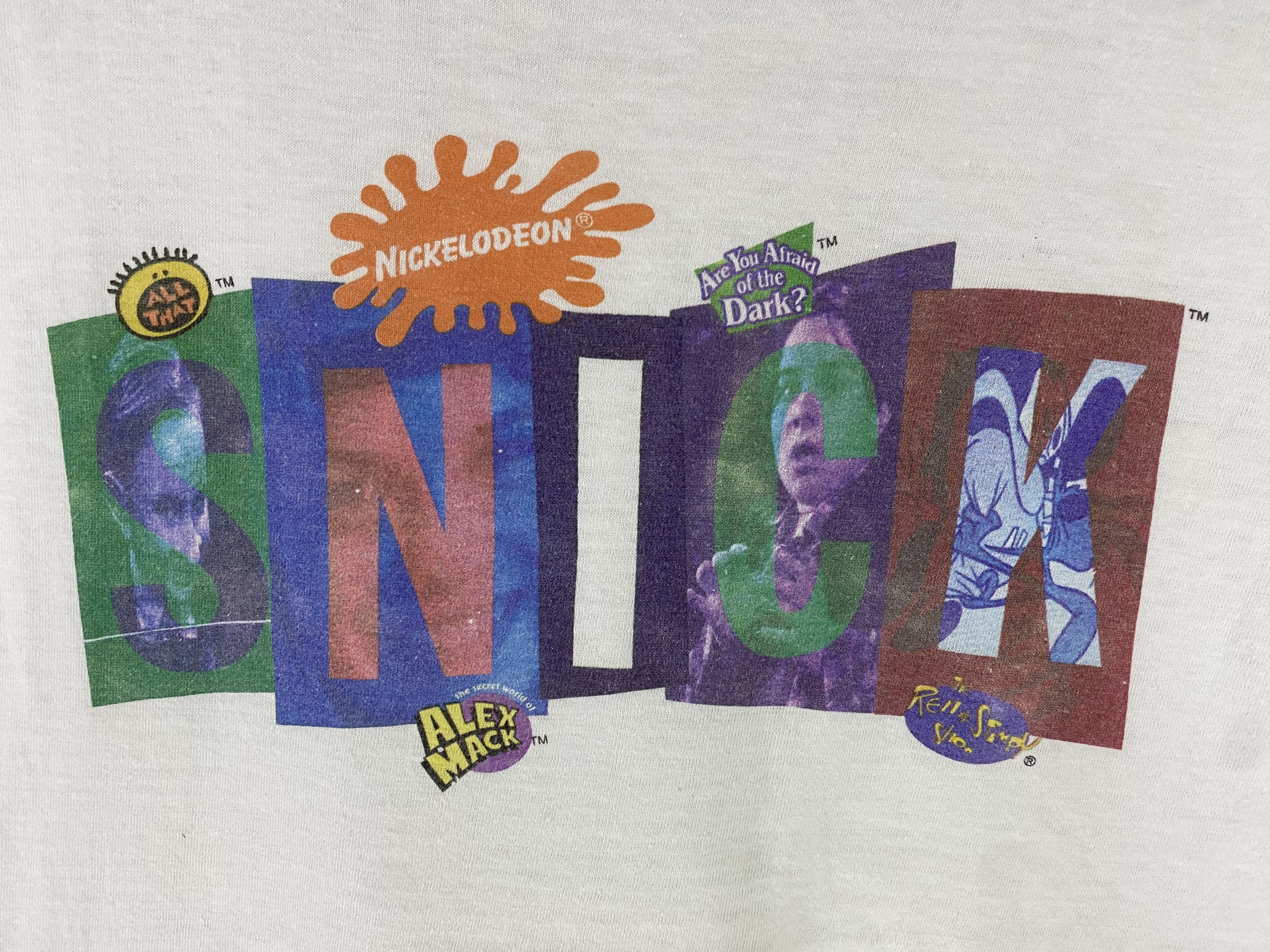 Cartoon Network × Nickelodeon × Vintage 90s Nickelodeon Snick shirt Size US XL / EU 56 / 4 - 6 Thumbnail