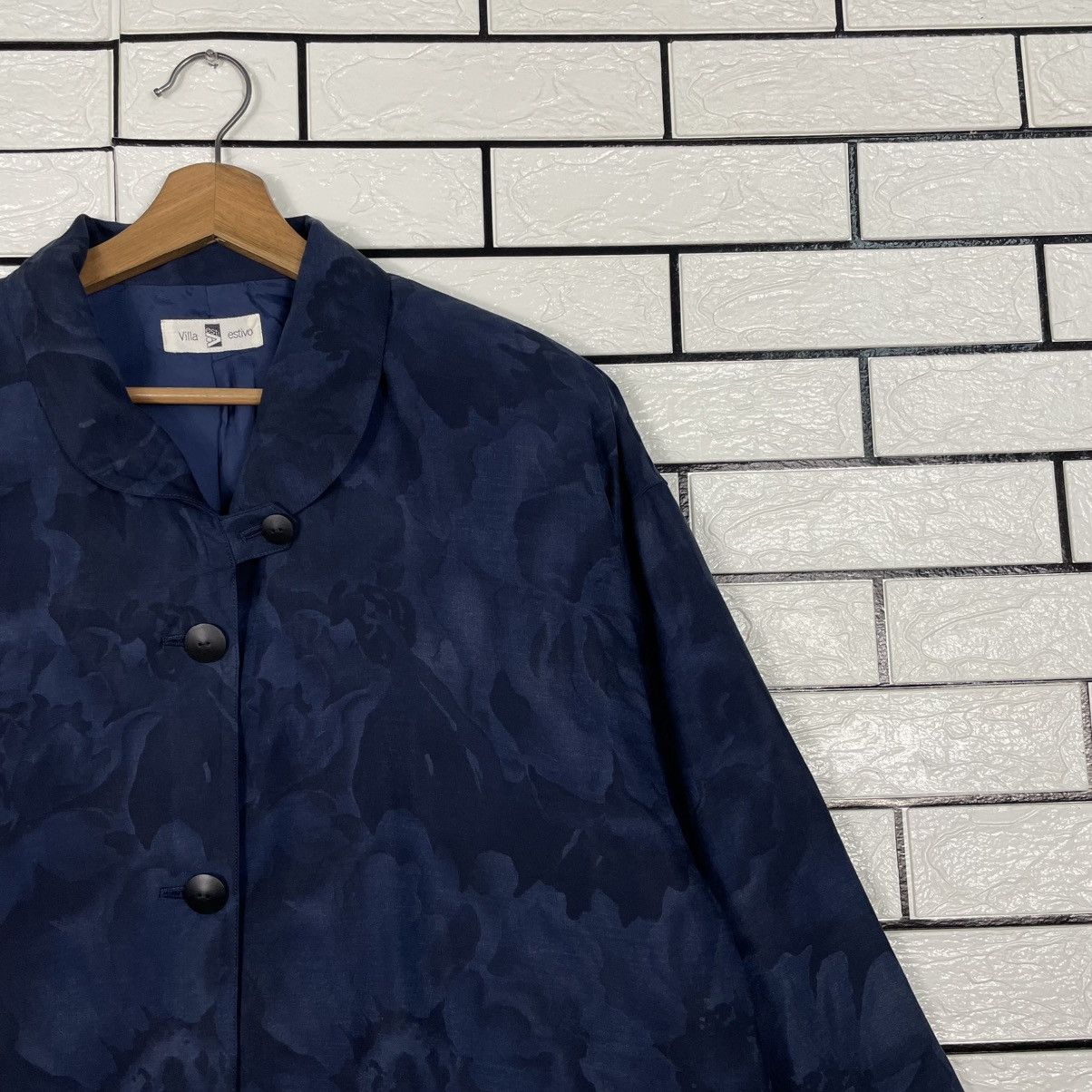 Japanese Brand Villa Estivo Flower Design Overcoat Size M / US 6-8 / IT 42-44 - 6 Thumbnail