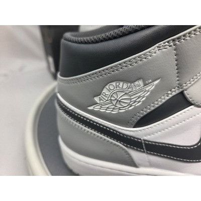 Jordan Brand Nike Air Jordan 1 Mid Smoke Grey 554724-078 Mens Size 12 Lig Size US 12 / EU 45 - 2 Thumbnail
